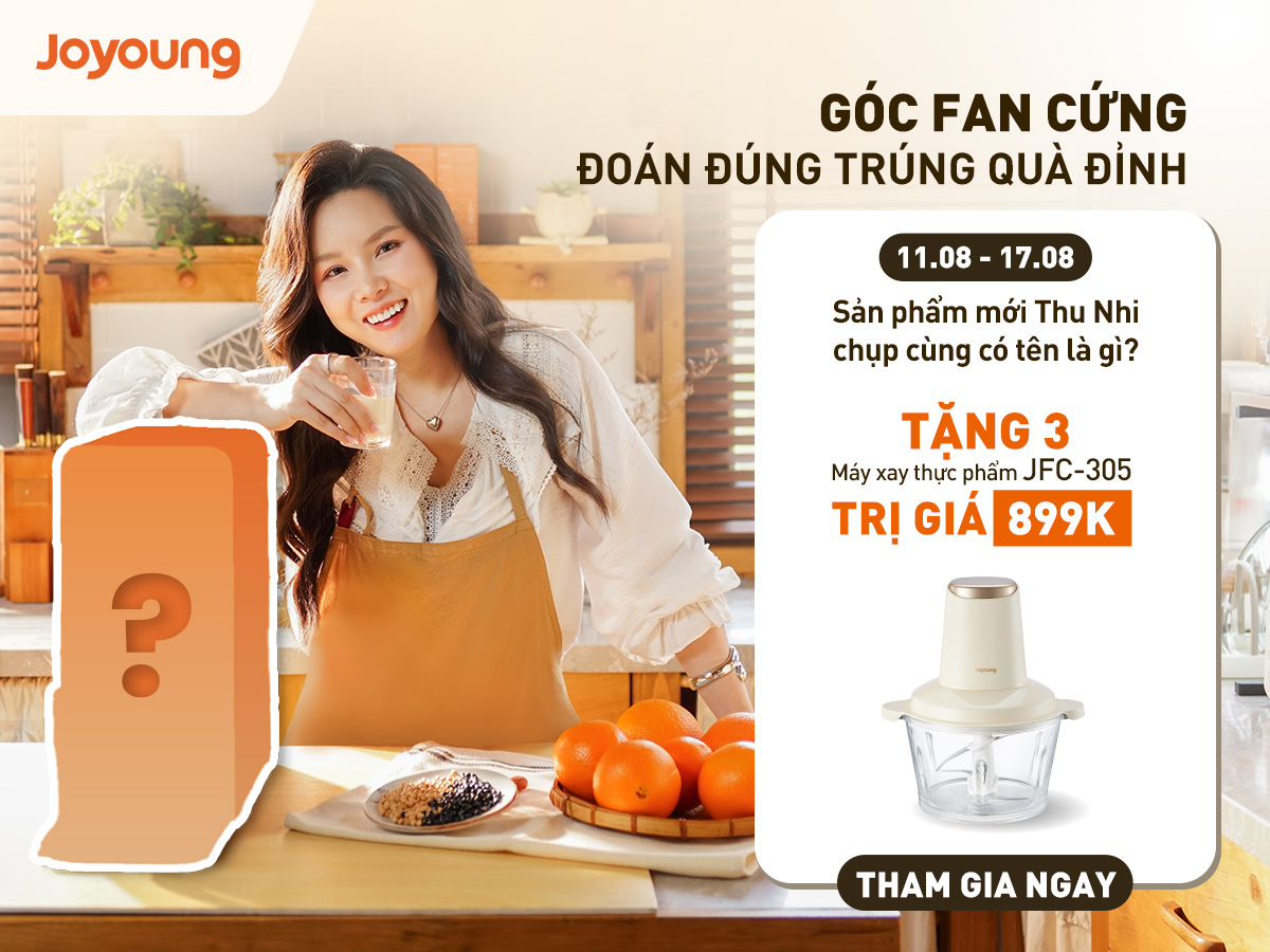 Minigame Tháng 8 Tuần 2: Đoán tên sản phẩm mới cùng đại sứ thương hiệu Thu Nhi Eatclean