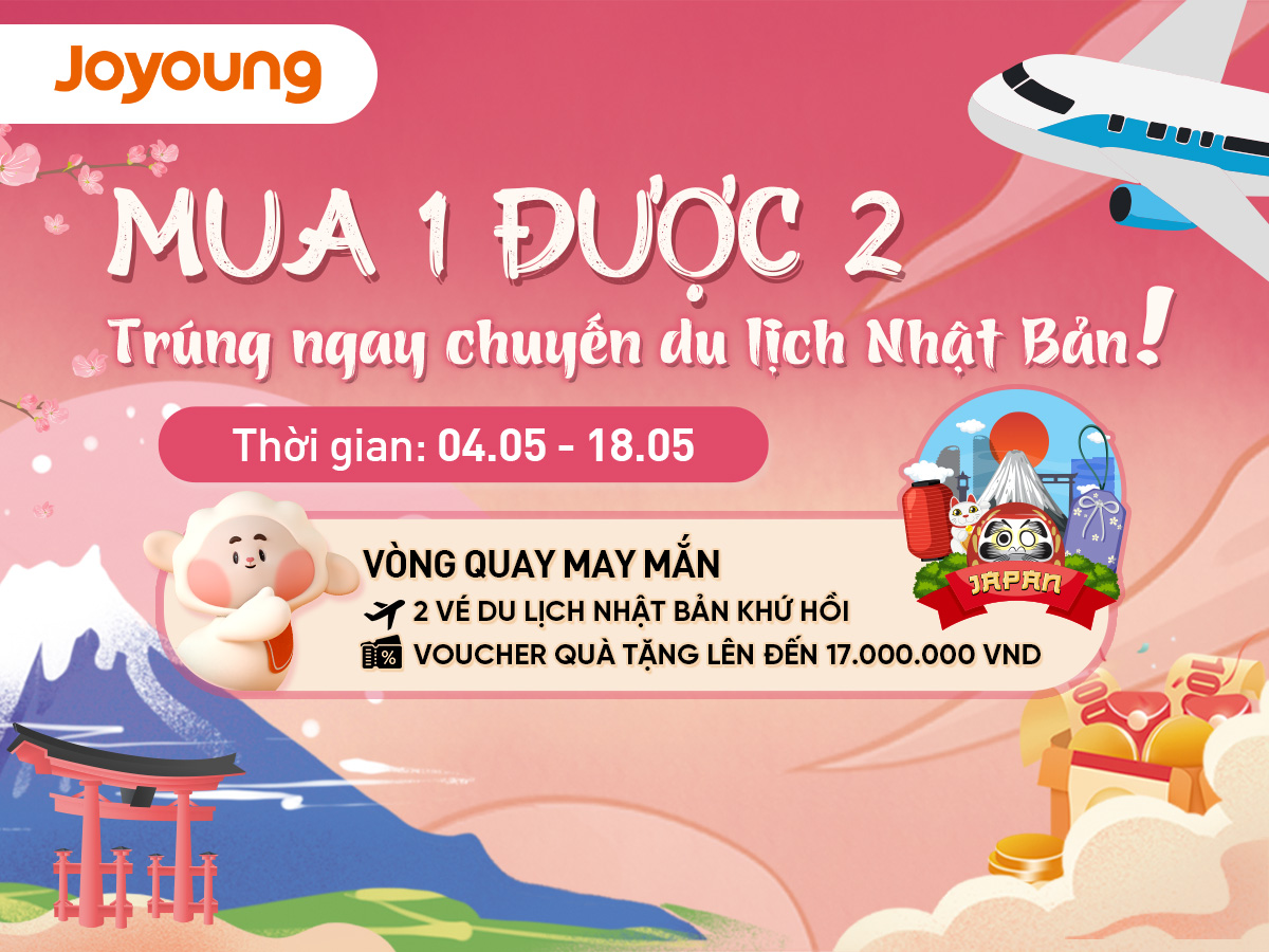 Yêu Thương Gửi Mẹ, Quà Tặng Từ Joyoung: Khuyến Mãi Sốc & Cơ Hội Du Lịch Nhật Bản!