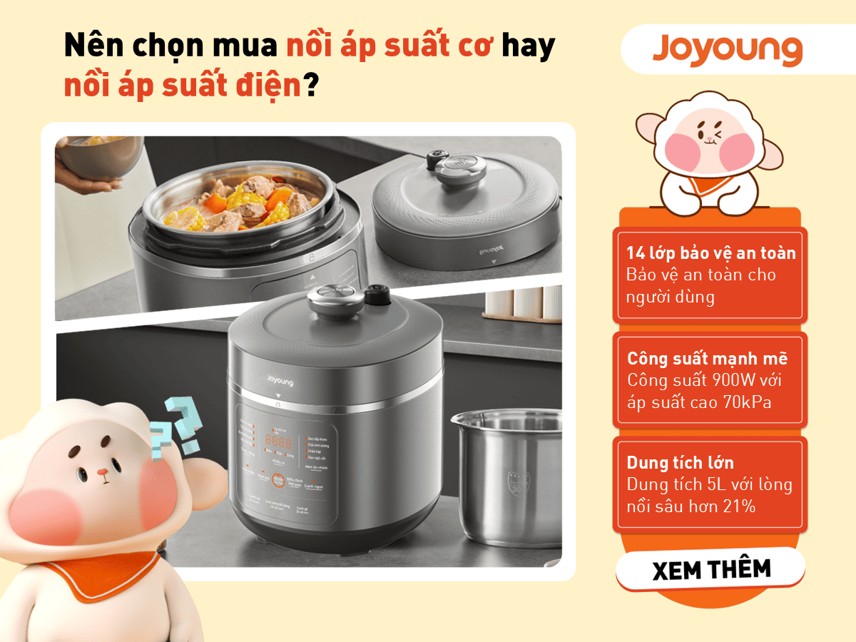 Nên Chọn Mua Nồi Áp Suất Cơ Hay Nồi Áp Suất Điện?