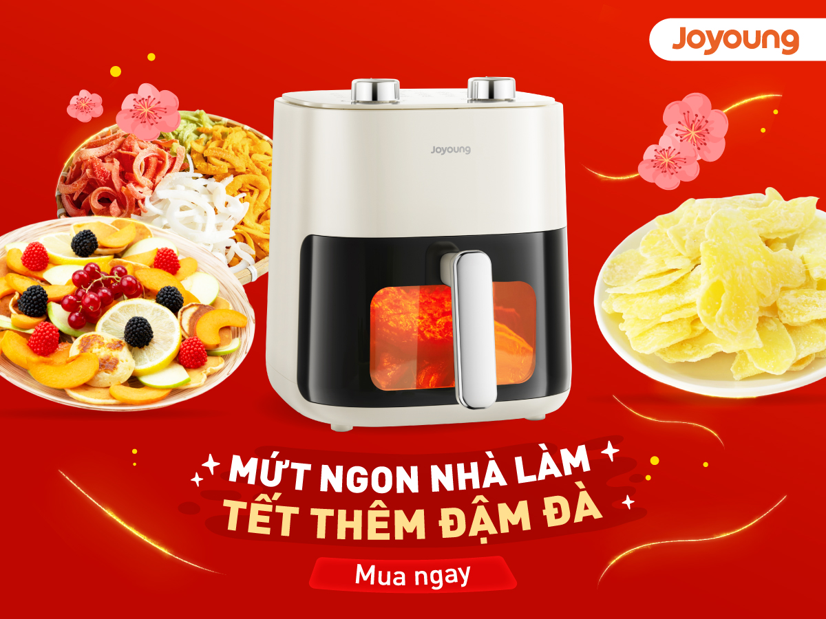 Tết Thêm Đậm Đà | Mứt ngon nhà làm bởi nồi chiên không dầu Joyoung