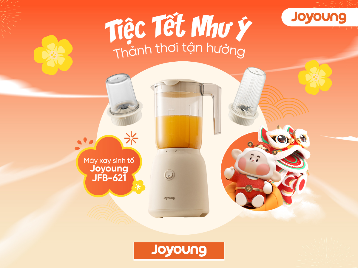 Tiệc Tết Như Ý | Thảnh thơi tận hưởng với sản phẩm hiện đại từ Joyoung