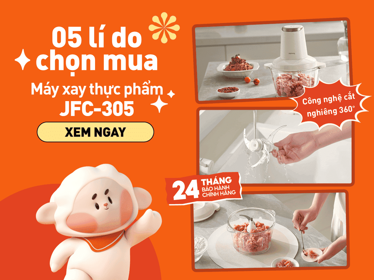 Top 5 Lý Do Chọn Mua Máy Xay Thực Phẩm Joyoung JFC-305