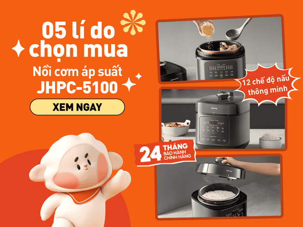 Top 5 Lý Do Chọn Mua Nồi Cơm Áp Suất Joyoung JHPC-5100