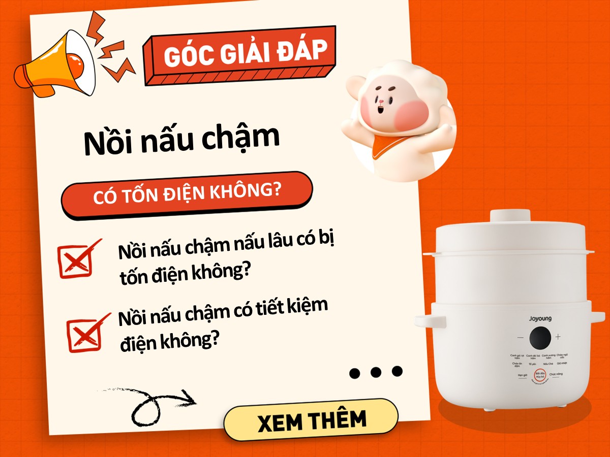 Nồi nấu chậm có tốn điện không? Hướng dẫn sử dụng tiết kiệm