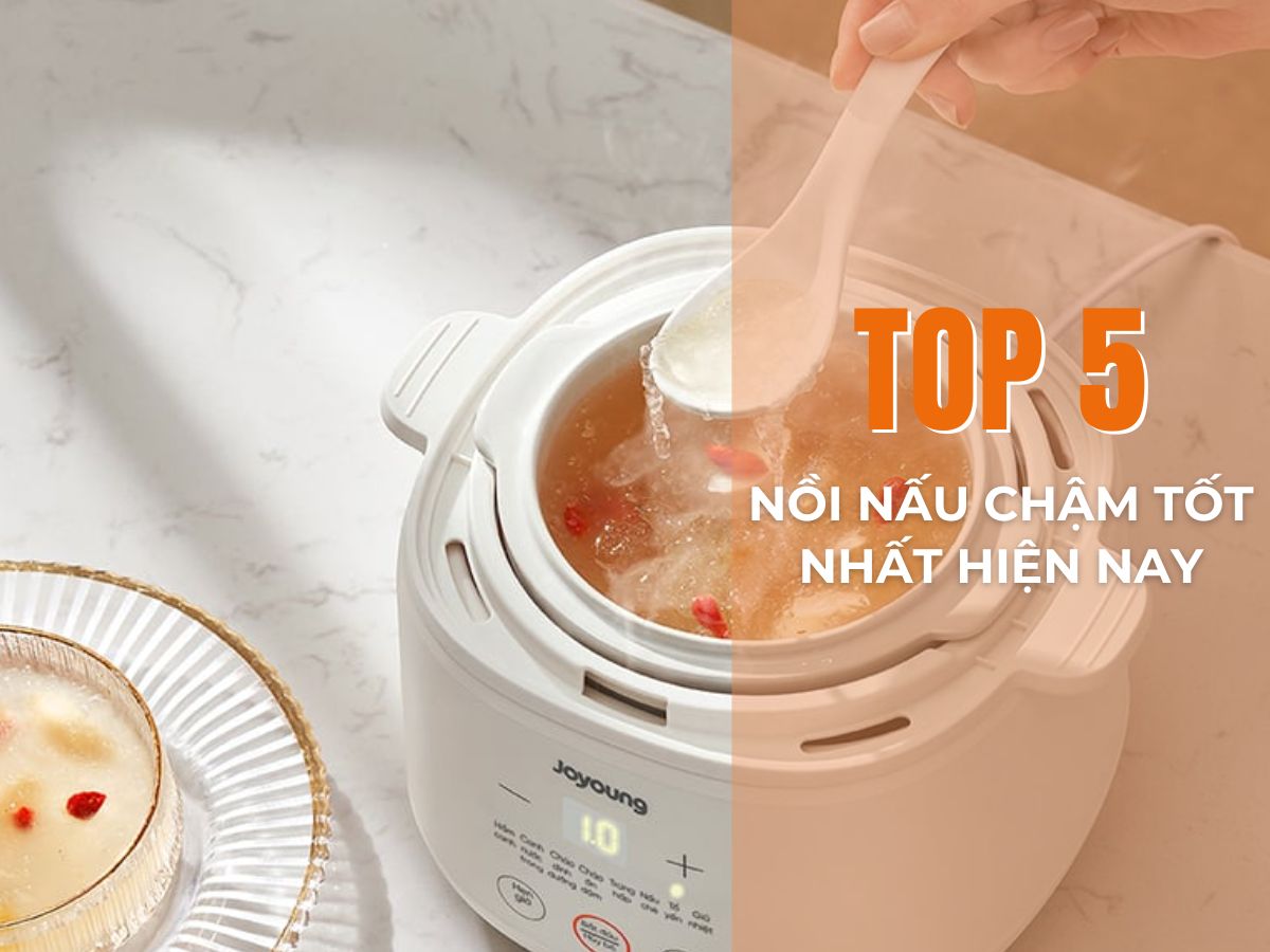 Top 5 nồi nấu chậm tốt nhất hiện nay cho bé ăn dặm