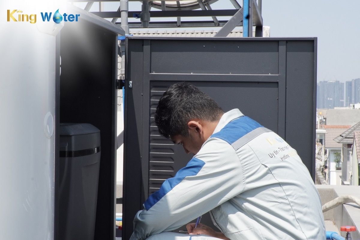 Bảo trì hệ thống lọc tổng của KingWater