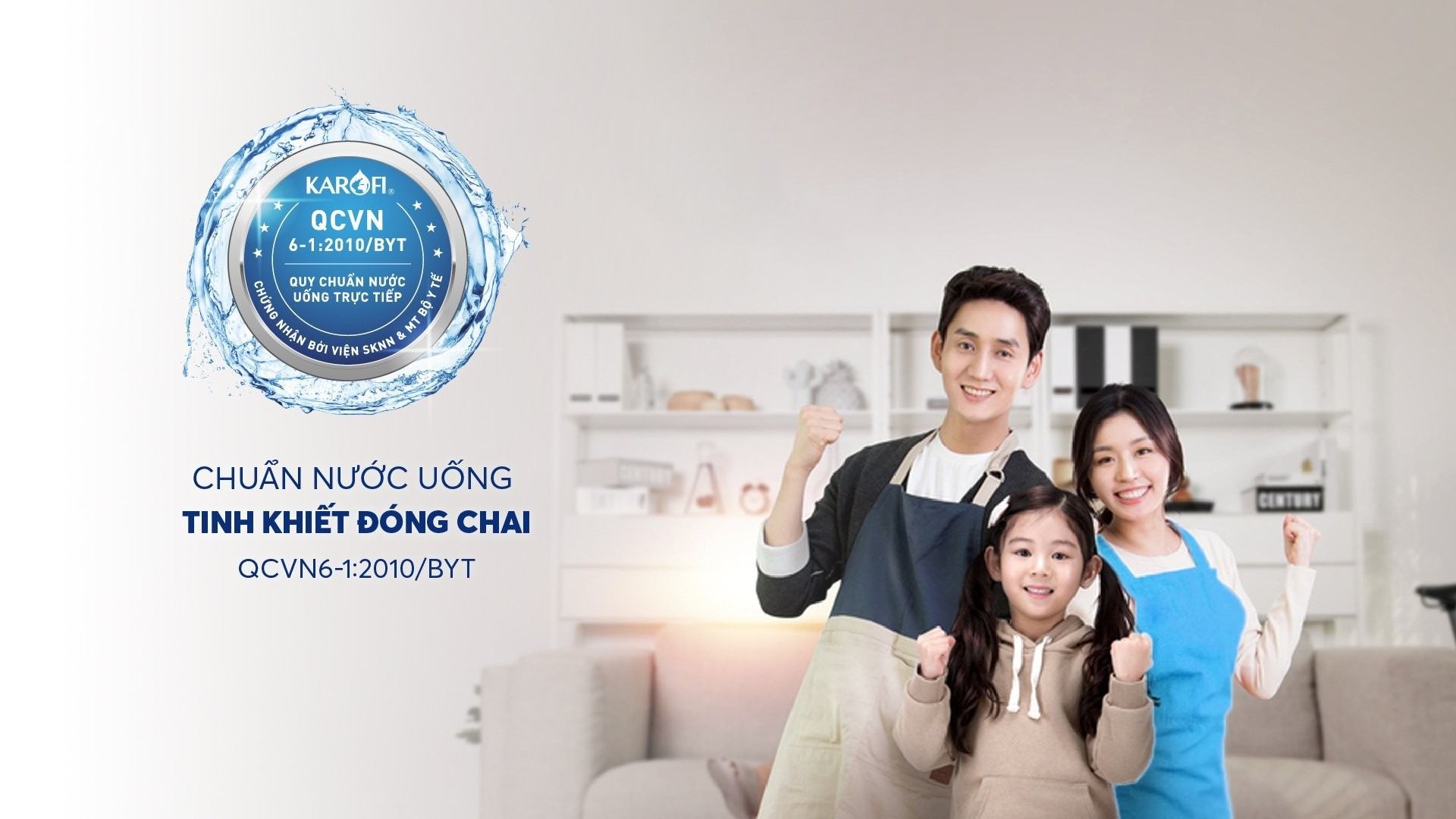 Máy lọc nước bán công nghiệp 50 L/H Karofi đạt chuẩn nước uống tinh khiết đóng chai của BYT