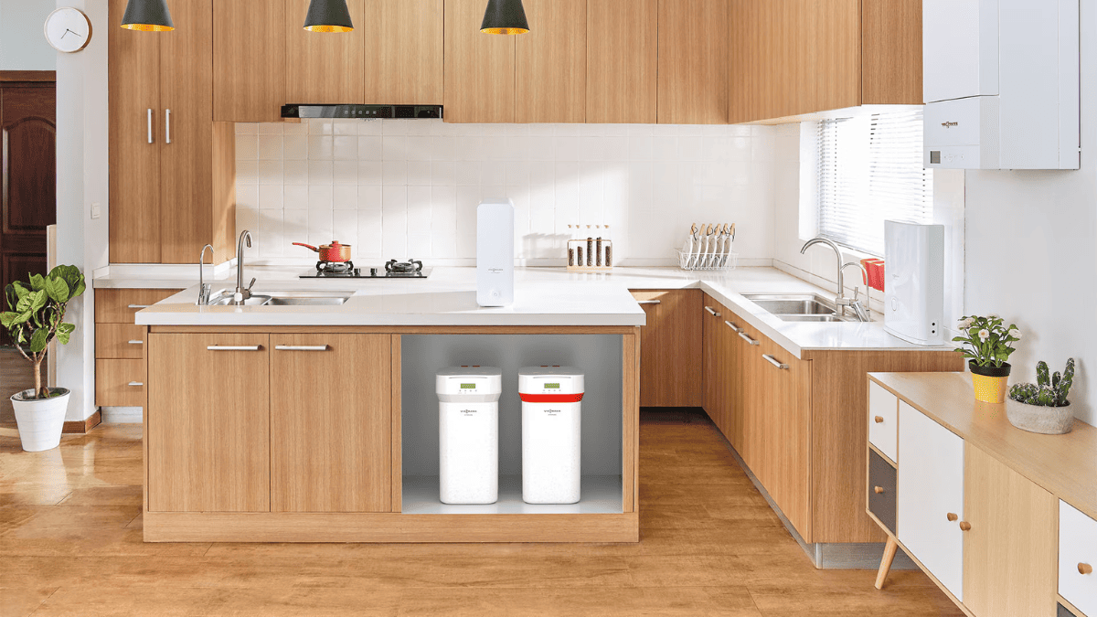 Lọc tổng sinh hoạt Viessmann với thiết kế tinh giản, sang trọng và đẹp mắt