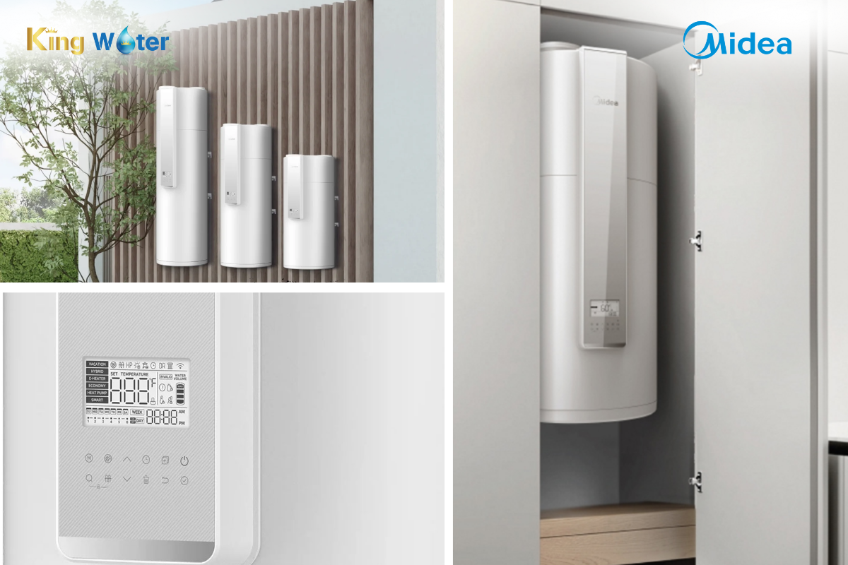 Máy bơm nhiệt tích hợp Midea RSJ-08/80RDN7-B1 có thể linh hoạt lắp đặt ở mọi nơi