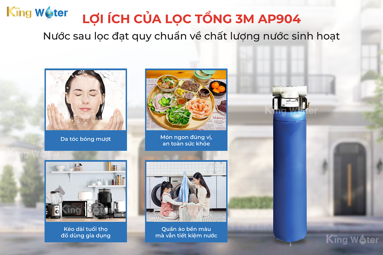 Máy lọc đầu nguồn 3M AP904 chính hãng là giải pháp hoàn hảo để cải thiện chất lượng nước sinh hoạt trong gia đình