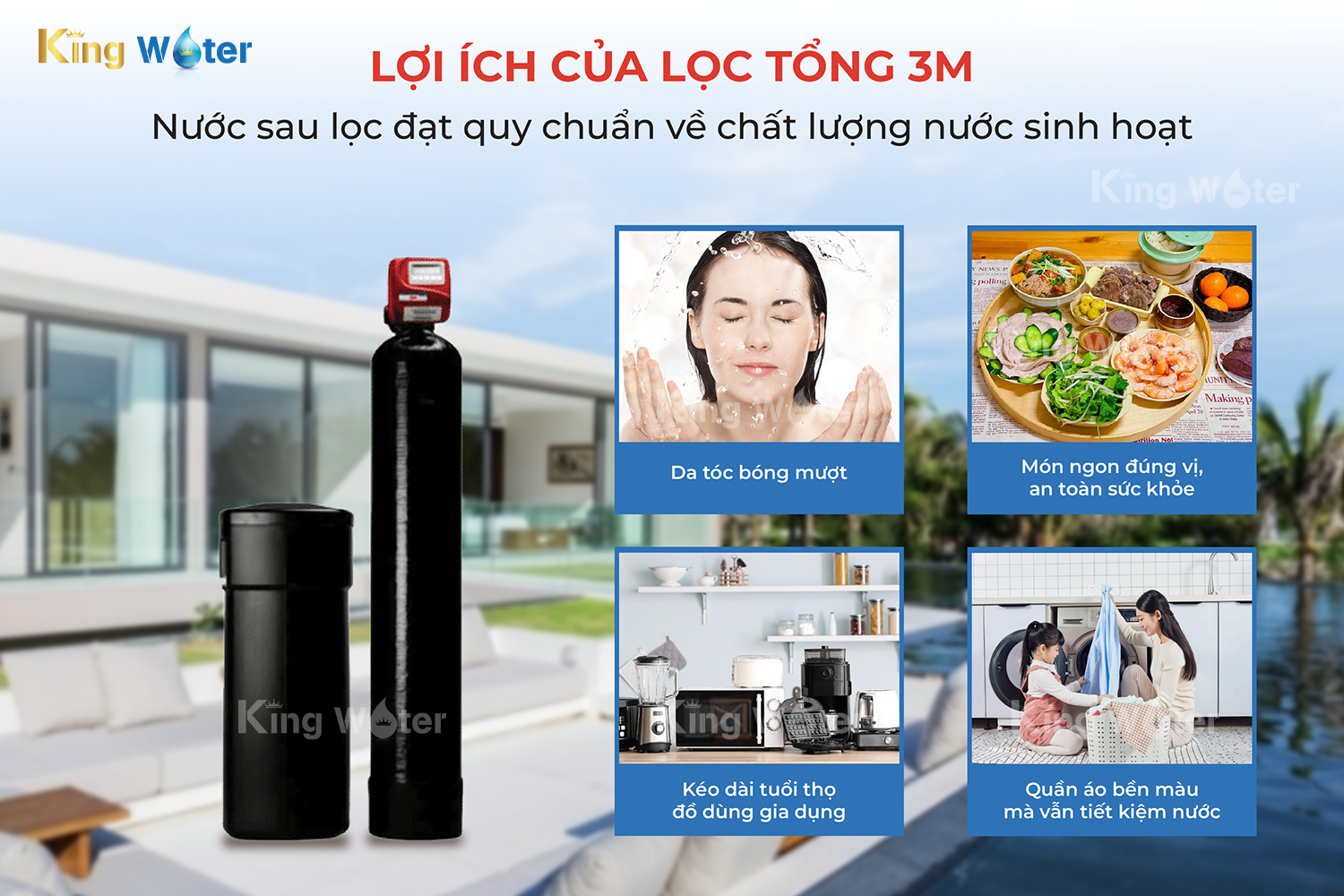 Hiện nay, máy làm mềm nước 3M WTS150 mang đến sự tiện lợi trong sinh hoạt hàng ngày và giúp nâng cao chất lượng cuộc sống.