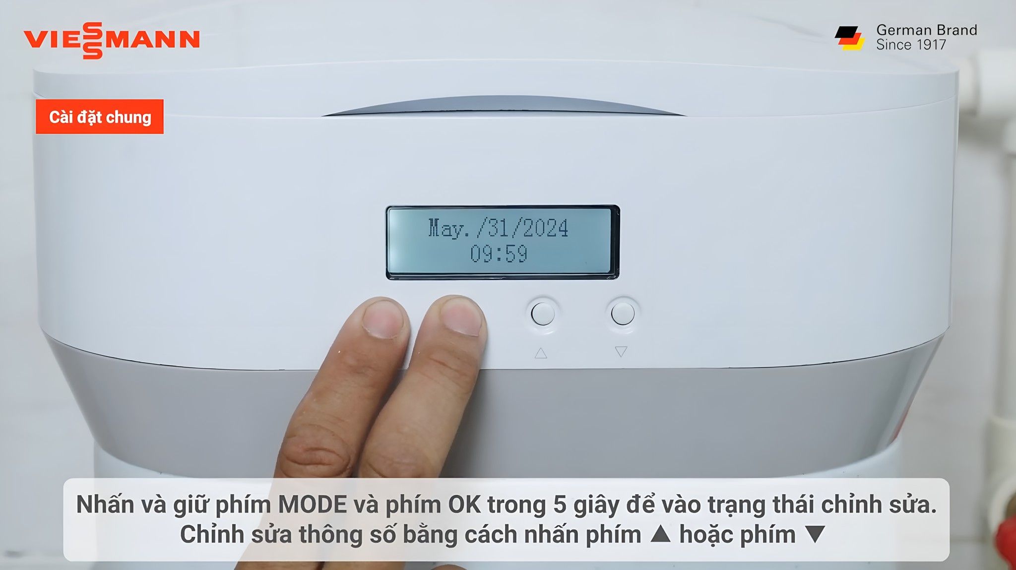 Cài đặt Menu dễ dàng sử dụng