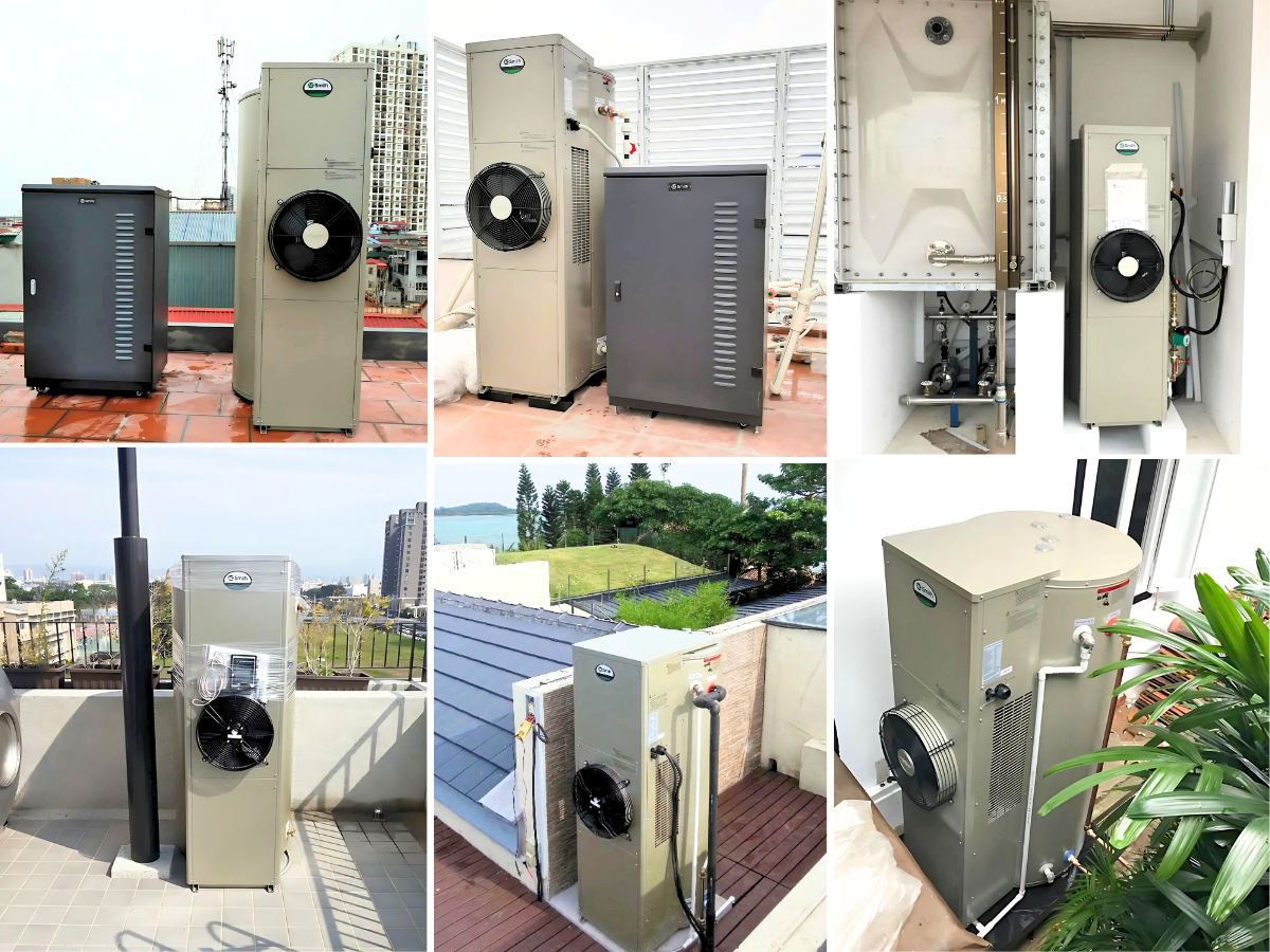 A.O&nbsp;Smith CAHP1.5DI-80-6-W có thể linh hoạt lắp đặt tại nhiều vị trí