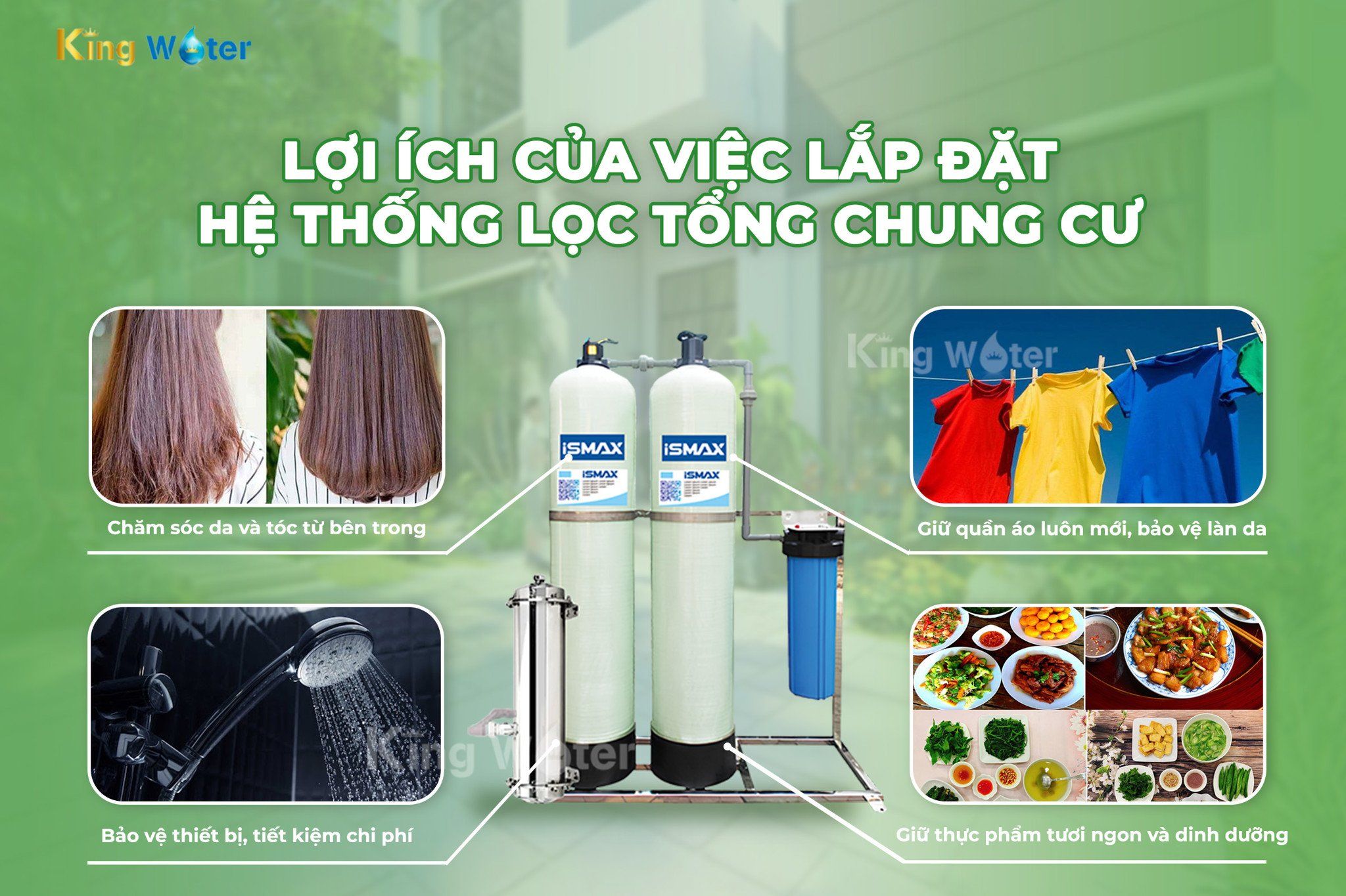 Lợi ích của việc lắp đặt hệ thống lọc tổng chung cư