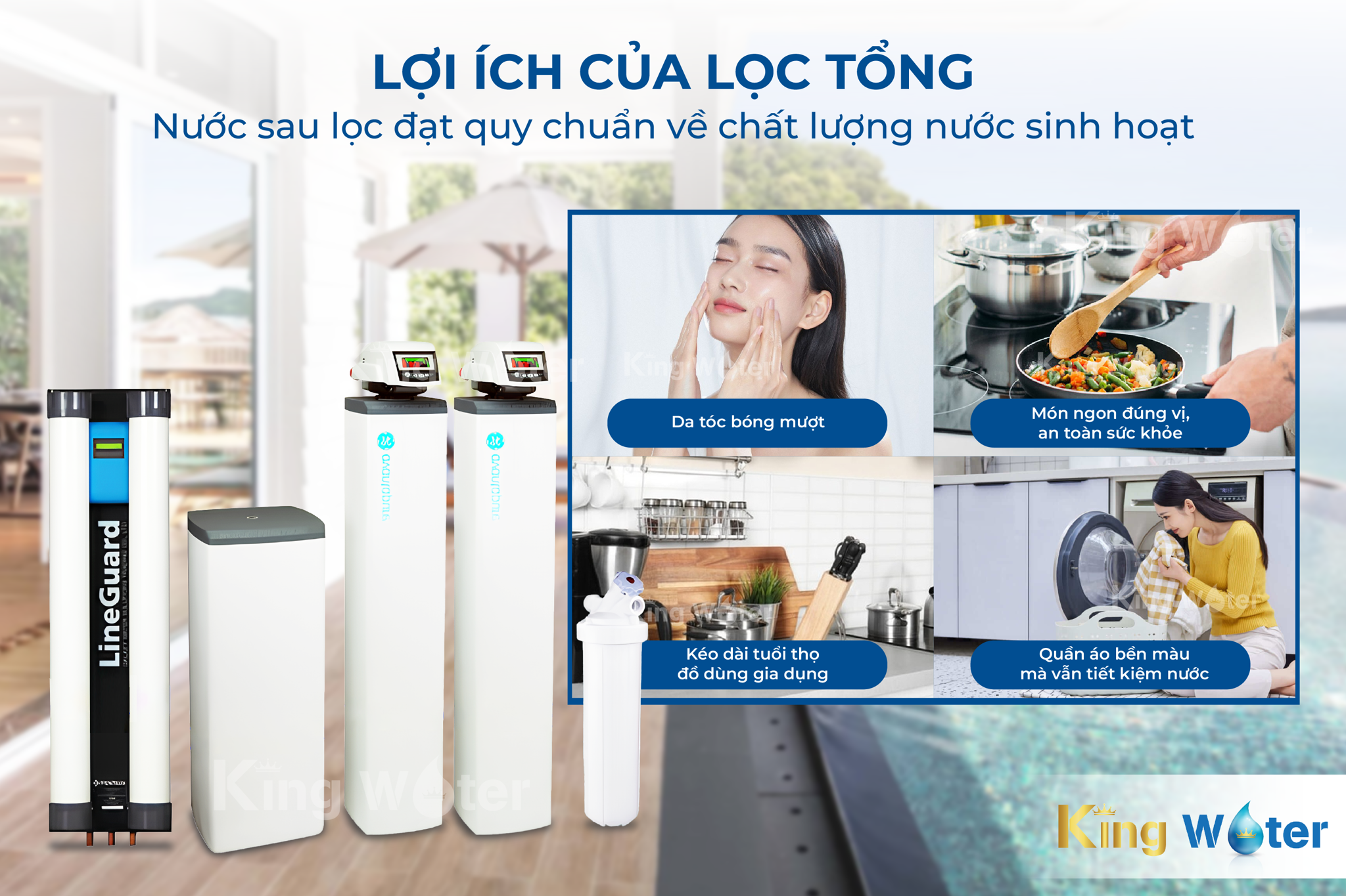 Máy lọc tổng đầu nguồn Pentair AvantaPure POE Lineguard UF-100 được nhập khẩu chính hãng từ Mỹ