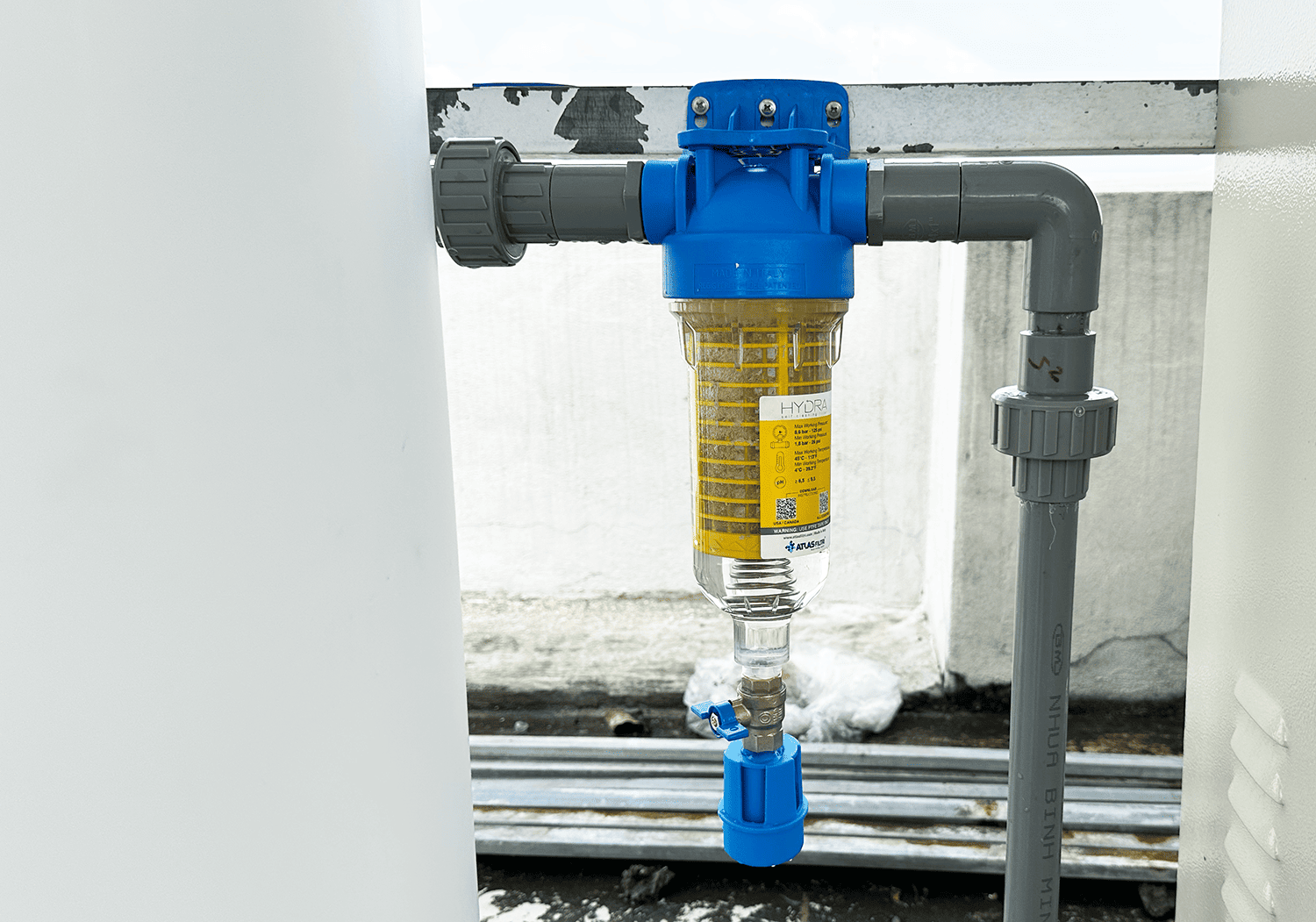 Bộ lọc chặn Atlas Filtri Hydra RAH 90 Micron giúp loại bỏ mọi cặn bẩn thô