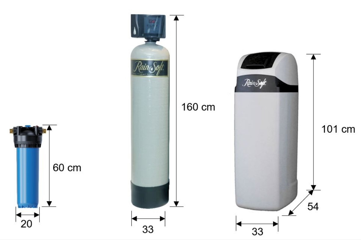 Cấu tạo hệ thống lọc RainSoft&nbsp; EC5-CAB