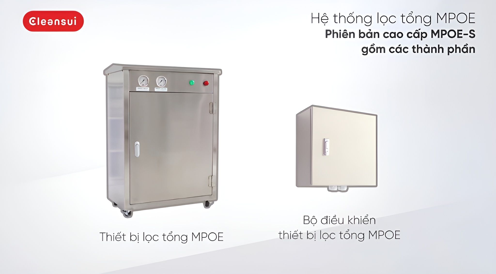 Cấu tạo hệ thống lọc tổng Mitsubishi Cleansui MPOE-S