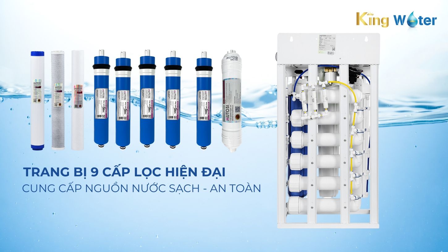 Cơ chế hoạt động của máy lọc nước bán công nghiệp Mutosi
