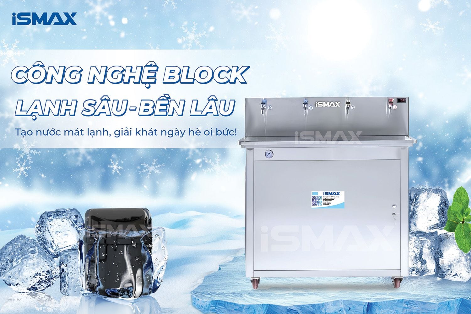 Công nghệ làm lạnh bằng Block tiên tiến, lạnh nhanh và sâu