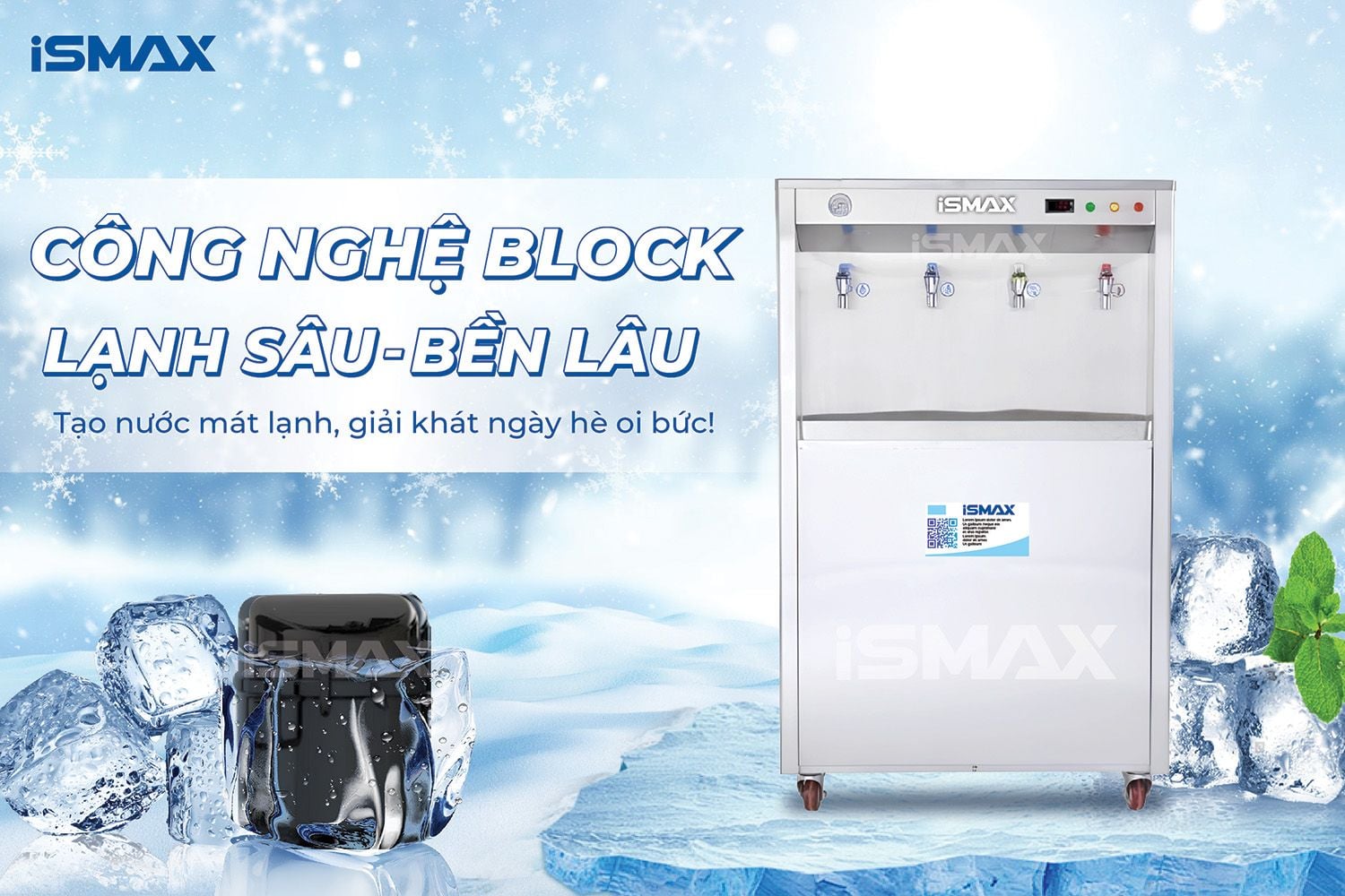 Công nghệ làm lạnh bằng Block tiên tiến, lạnh nhanh và sâu