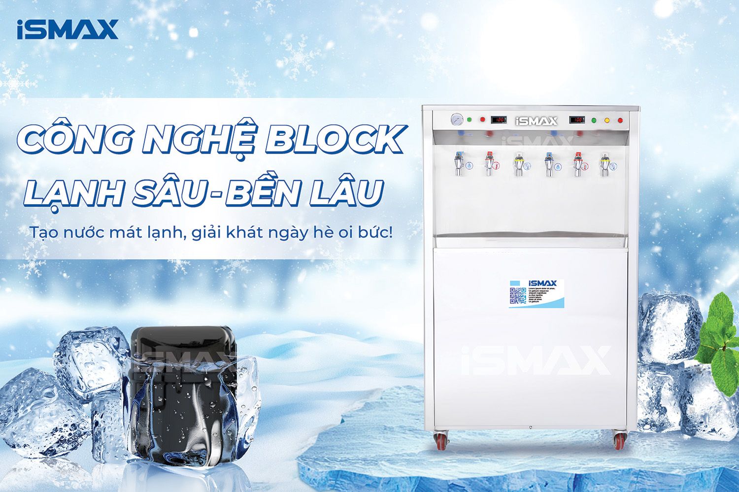 Công nghệ làm lạnh bằng Block tiên tiến, lạnh nhanh và sâu