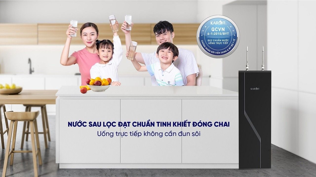 Đạt chuẩn nước uống tinh khiết đóng chai của bộ Y Tế QCVN 6:1-2010/BYT