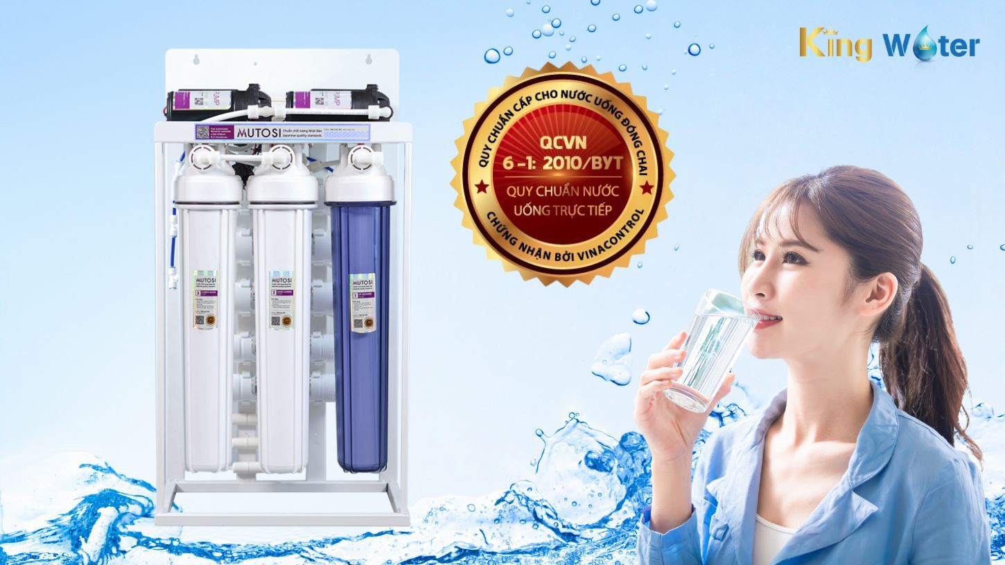 Đạt chứng nhận chuẩn Quốc Gia uống trực tiếp