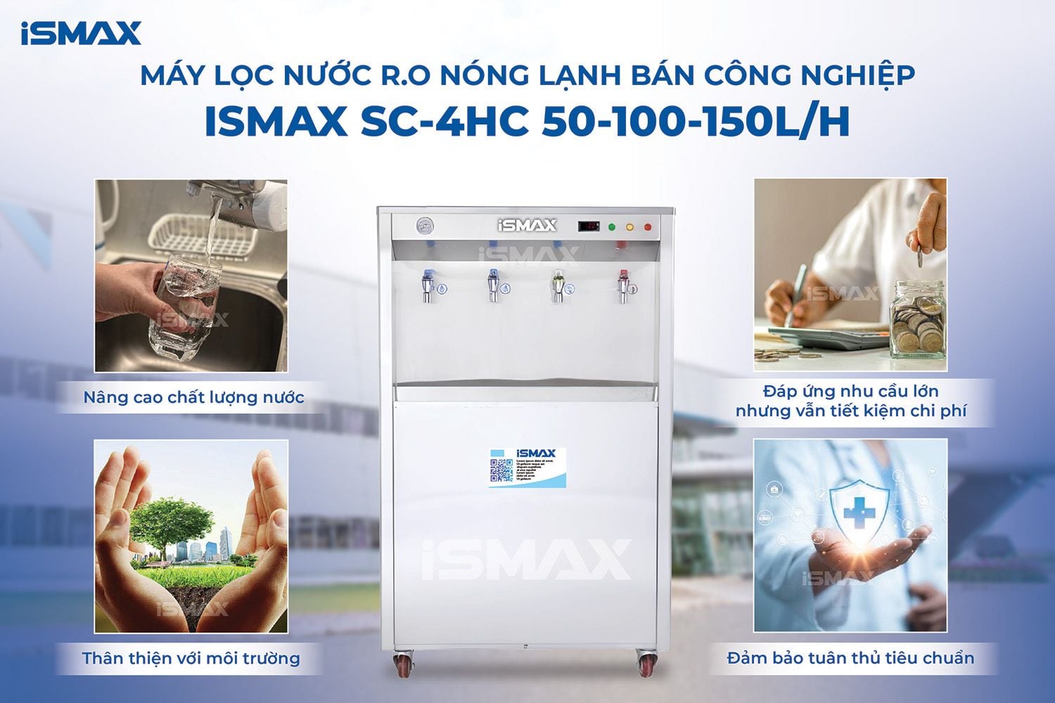 Lợi ích vượt trội khi sử dụng máy lọc nước R.O bán công nghiệp