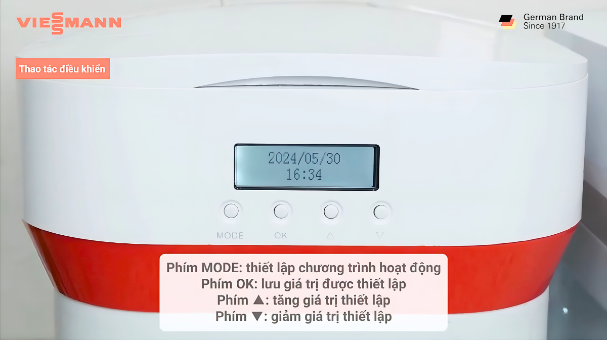 Lọc tổng đầu nguồn Viessmann Vitopure S3 (3T) trang bị màn hình hiển thị trực quan