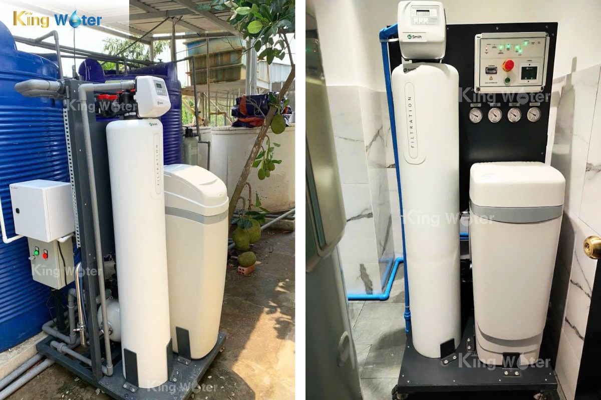 Hình ảnh 3 lắp đặt thực tế hệ thống lọc nước AO Smith System 103