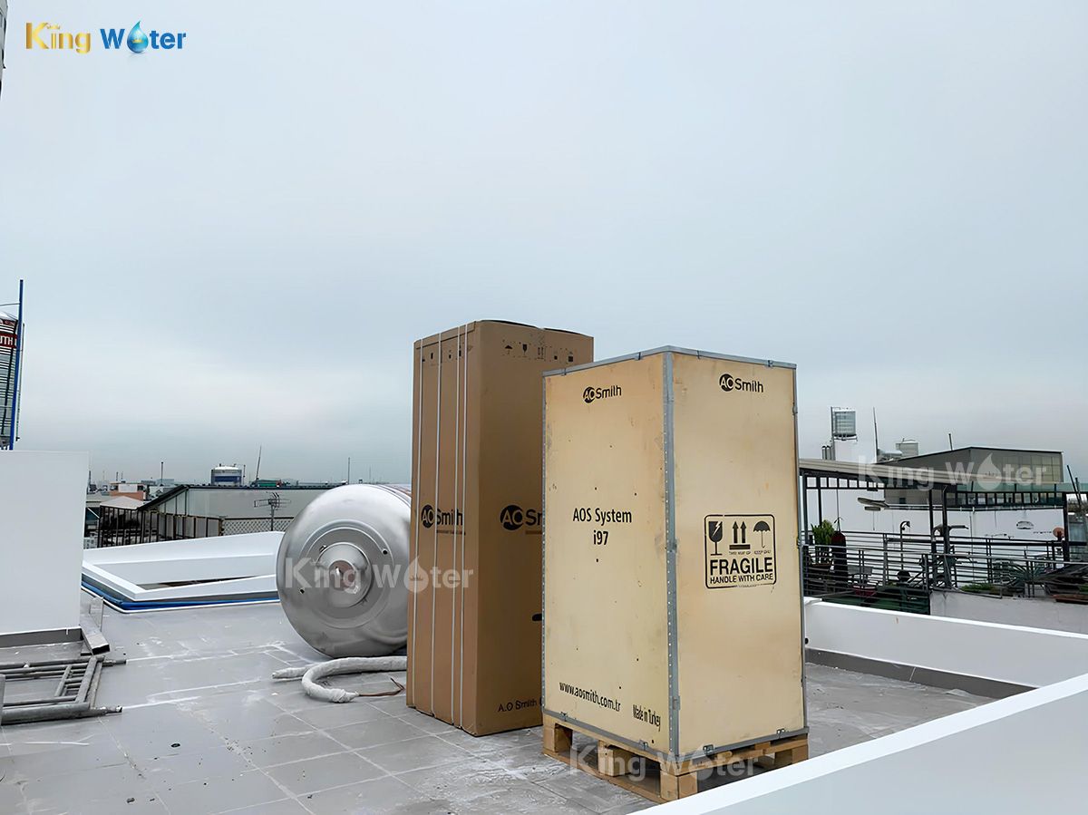 Hình ảnh 3 lắp đặt thực tế hệ thống AO Smith AOS System i97