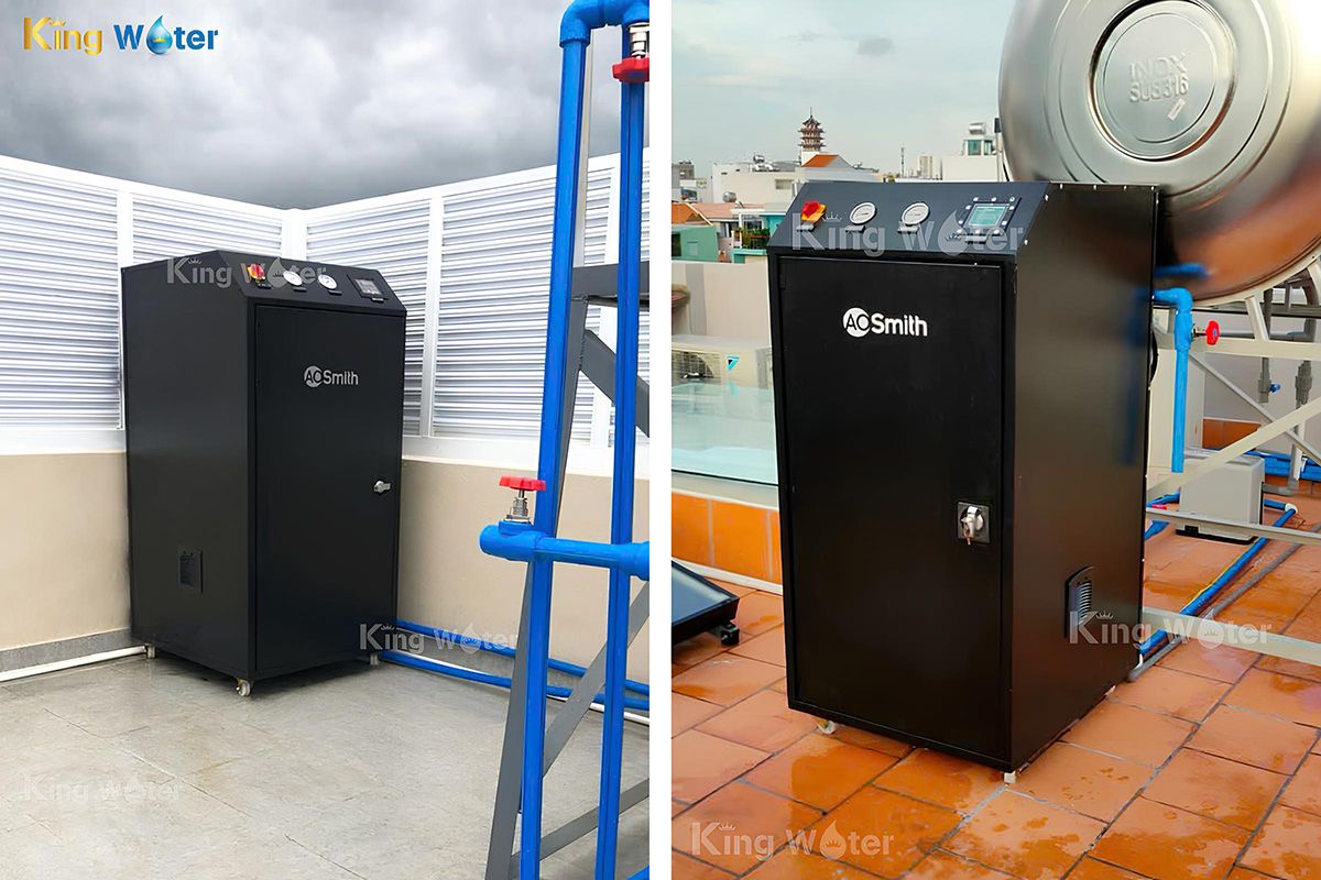 Hình ảnh 4 lắp đặt thực tế hệ thống AO Smith AOS System i97