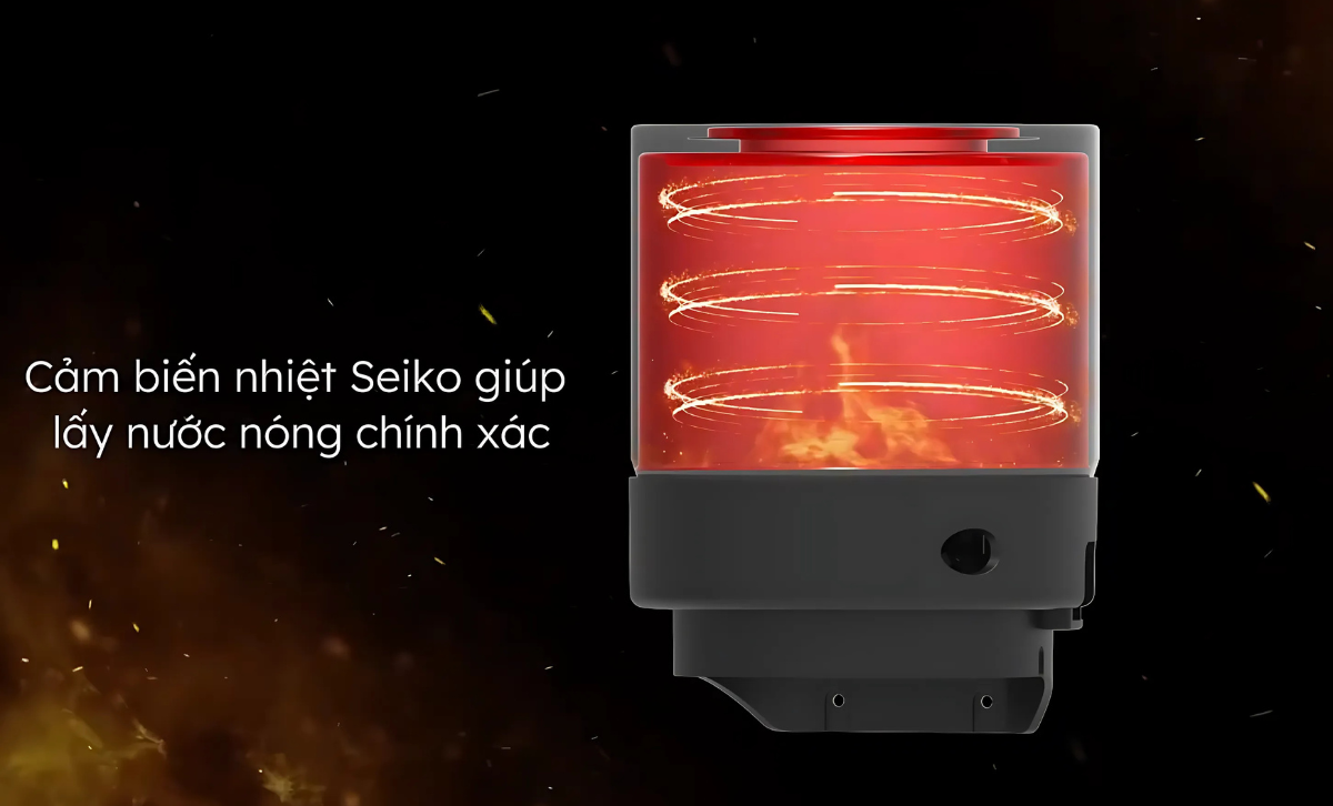 Máy lọc nước GE USH10 tích hợp cảm biến nhiệt độ Seiko chính xác