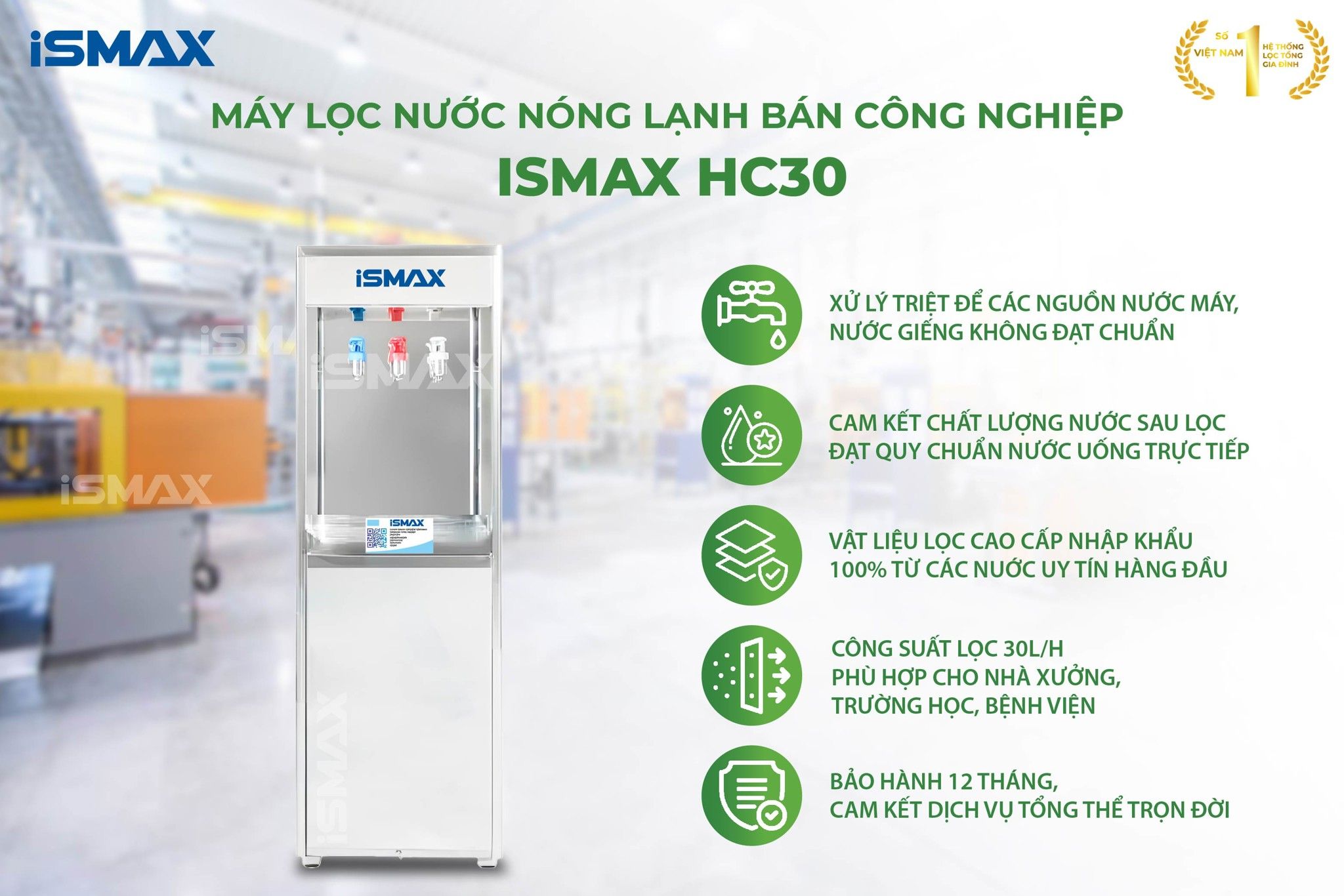 iSmax RO-HC30 mang đến nhiều lợi ích toàn diện về mặt tiện nghi và kinh tế