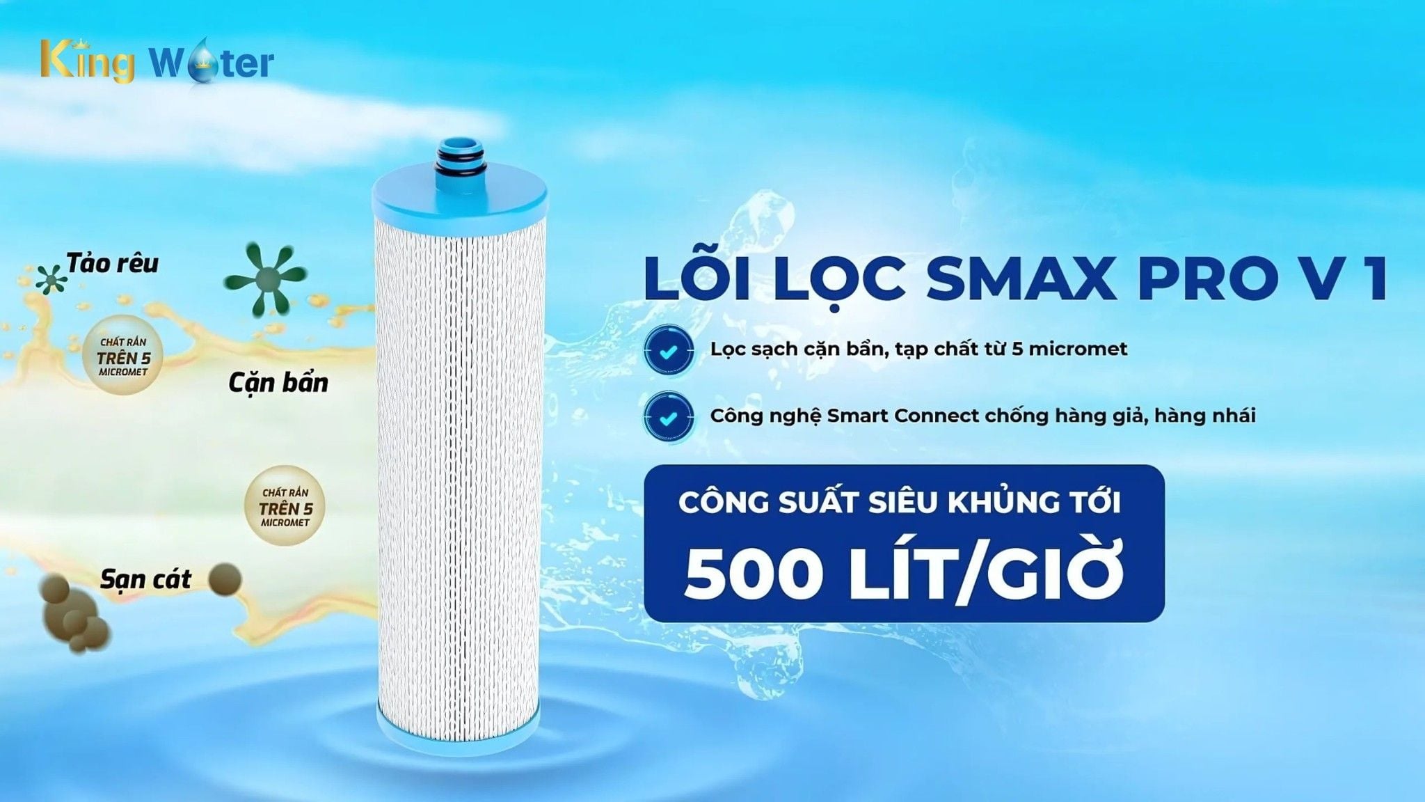 Karofi KBQ-U01 trang bị công nghệ lọc tiên tiến