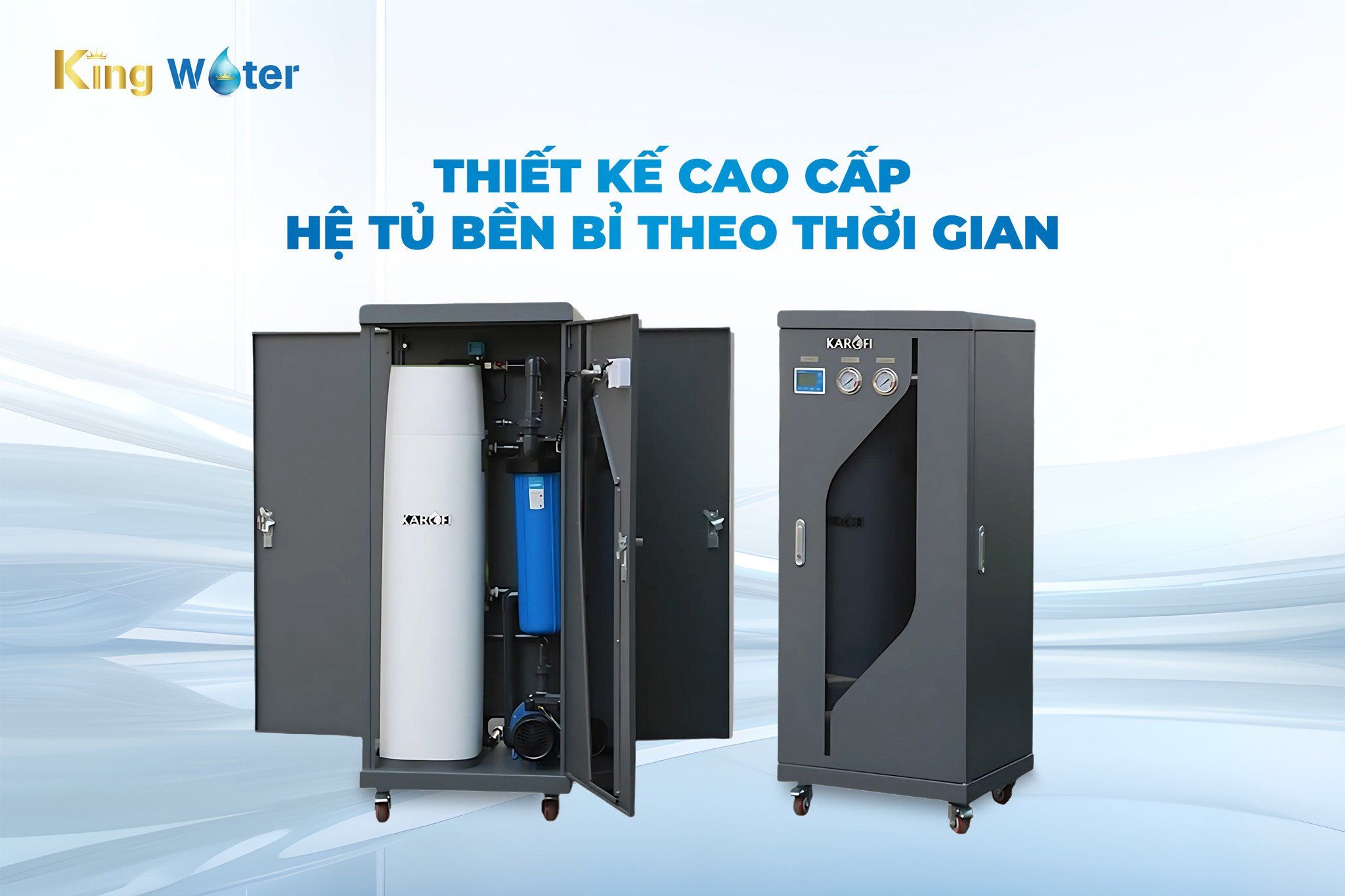 Karofi KMF-68 thiết kế hệ thống tủ nguyên khối cao cấp