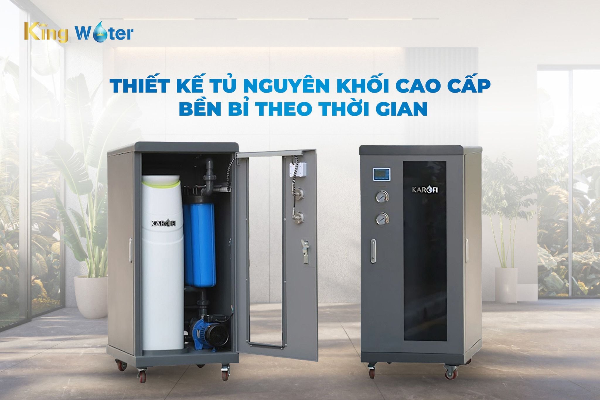 Lọc Tổng Karofi KST-79 trang bị hệ tủ nguyên khối cao cấp