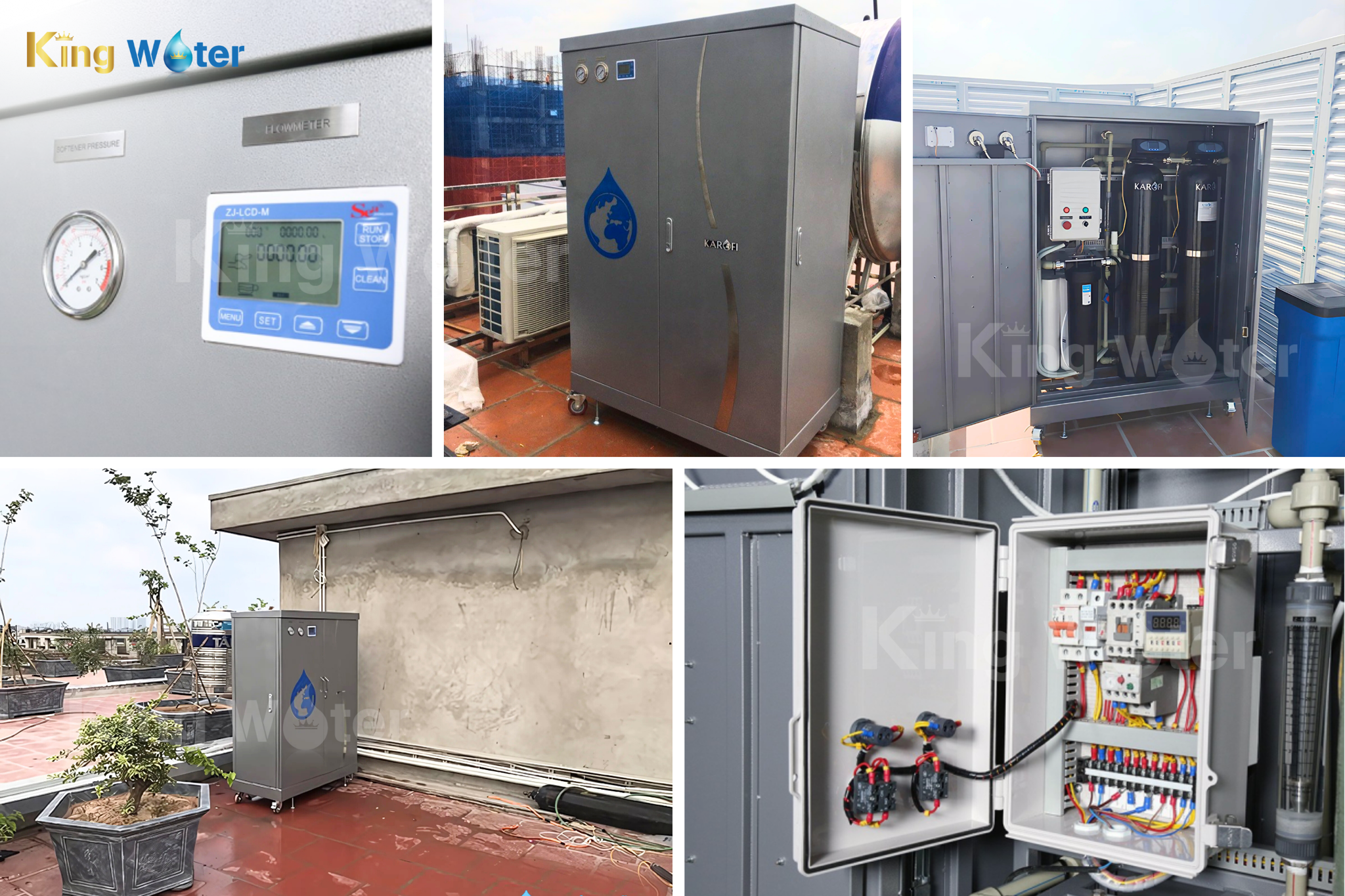 Lắp đặt thực tế hệ thống lọc tổng đầu nguồn Karofi KTF-662