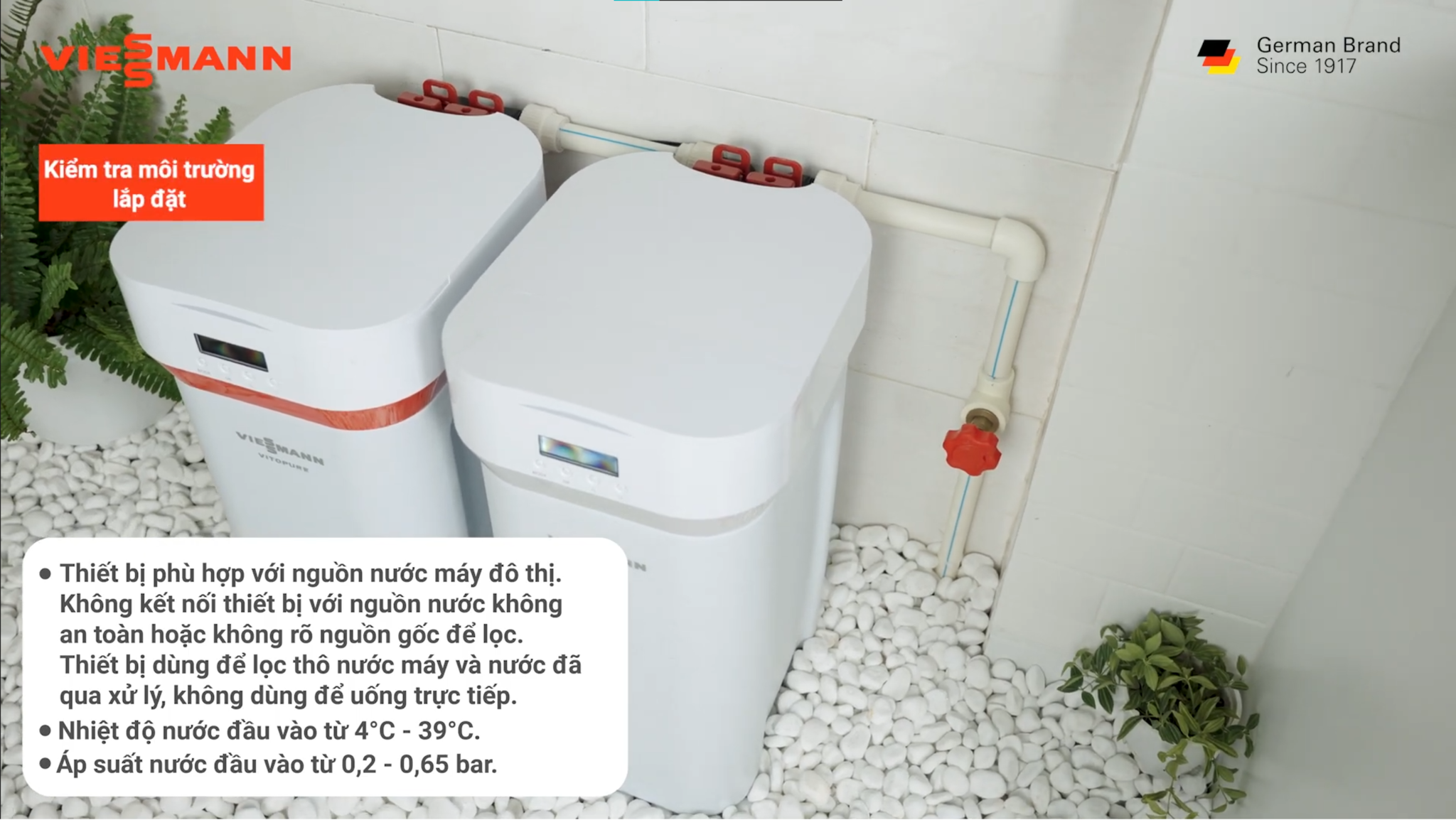 Vitopure S2 chuyên xử lý vấn đề về nguồn nước máy thành phố