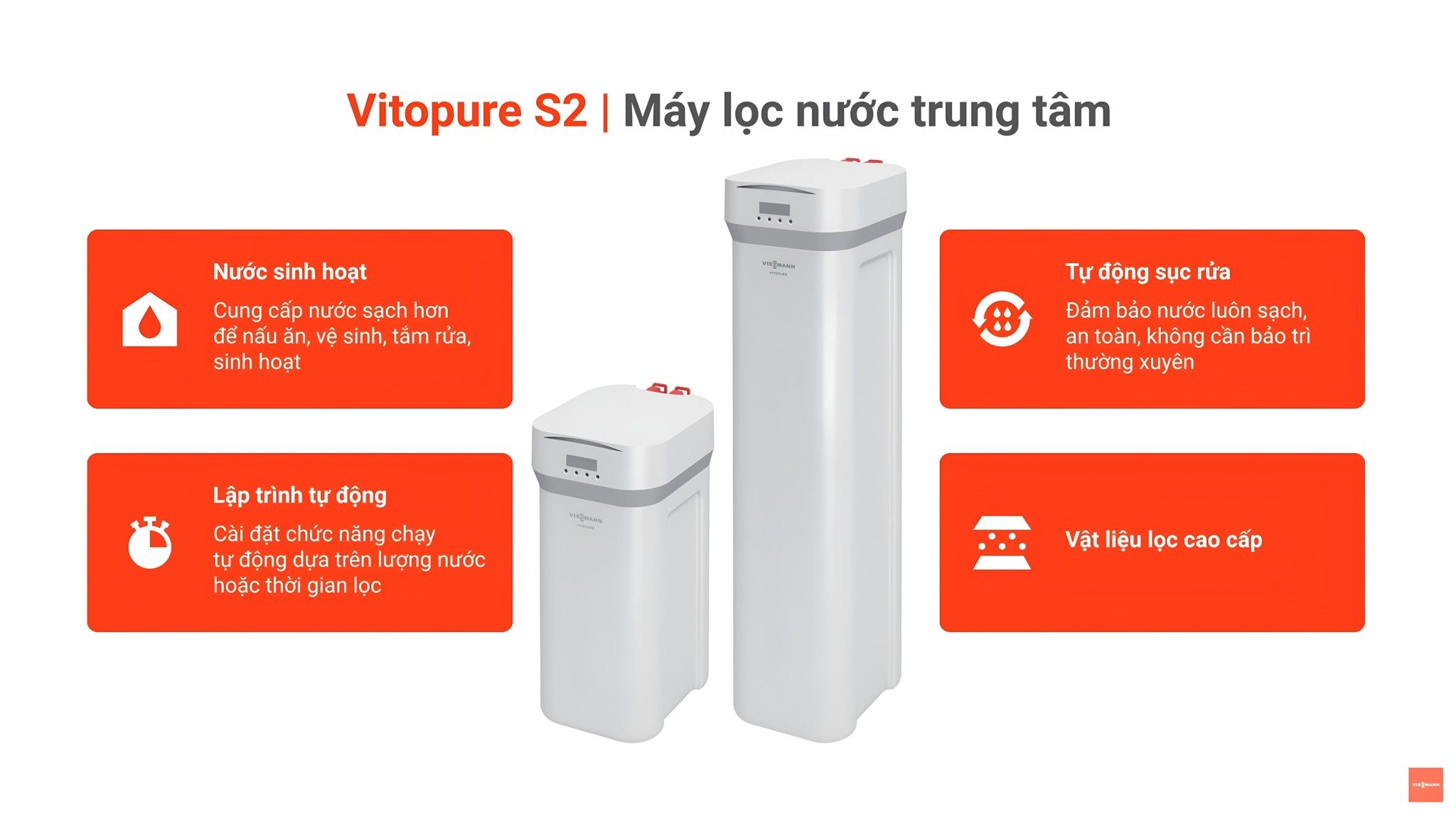 Những tiện ích khi sử dụng máy lọc nước VitopureS2