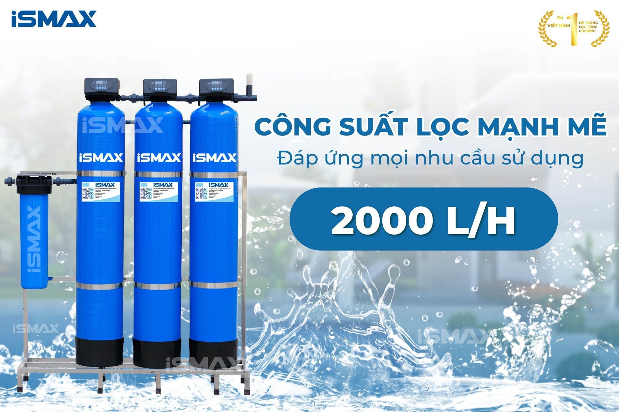 Máy lọc tổng đầu nguồn iSmax EcoClean C3-1054