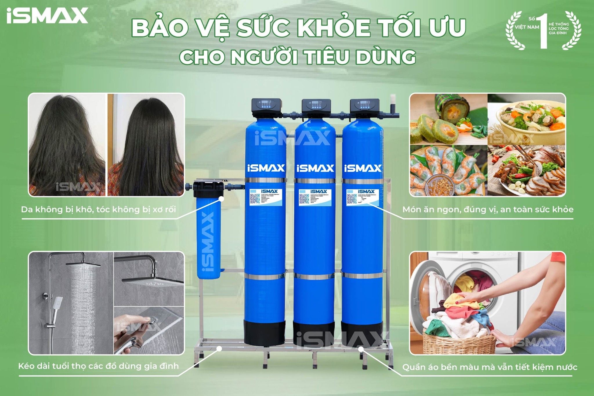Máy lọc tổng đầu nguồn iSmax EcoClean C3-1054