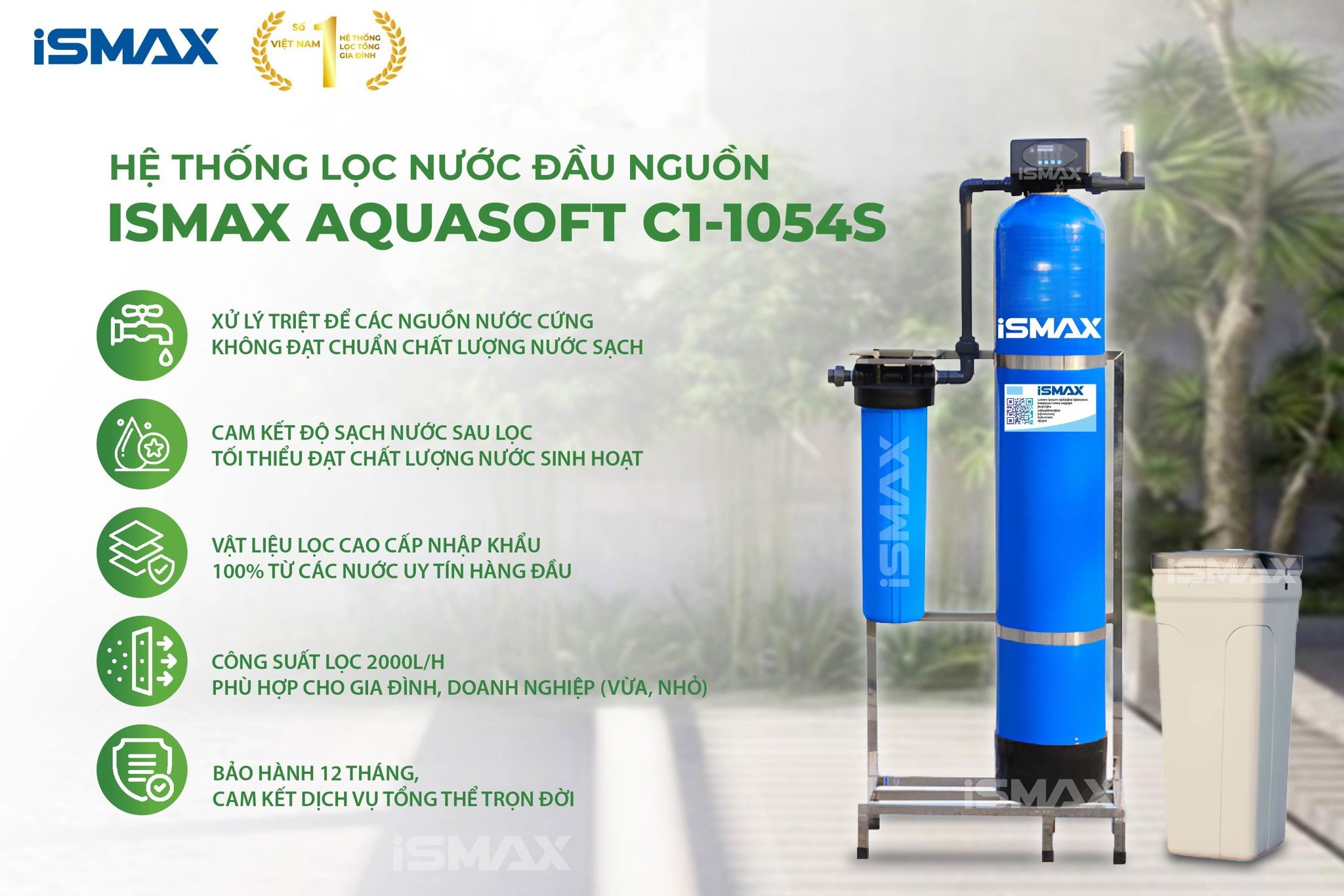 Đặc điểm nổi bật của iSmax AquaSoft C1-1054S
