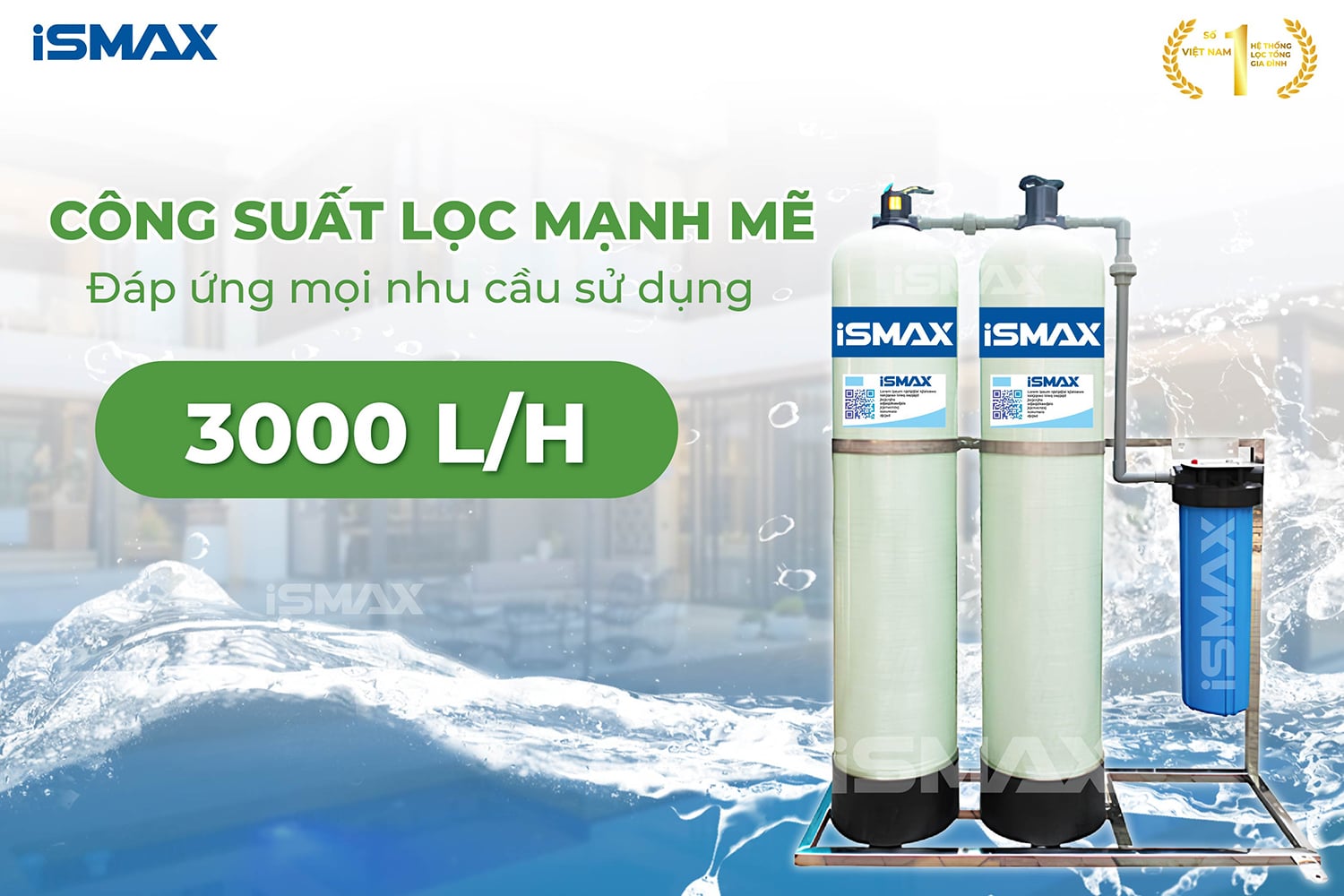 Công suất lớn, đáp ứng mọi nhu cầu sử dụng