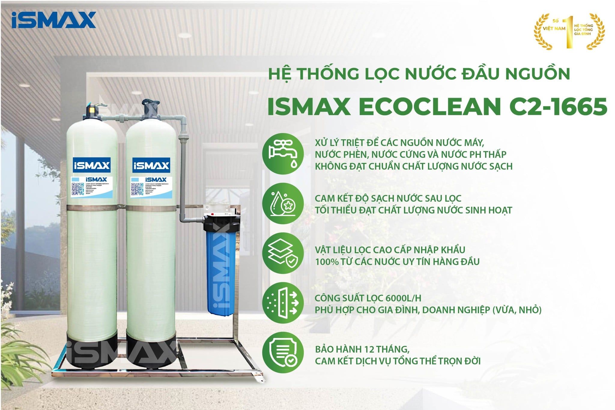 Đặc điểm nổi bật của iSmax EcoClean C2-1665