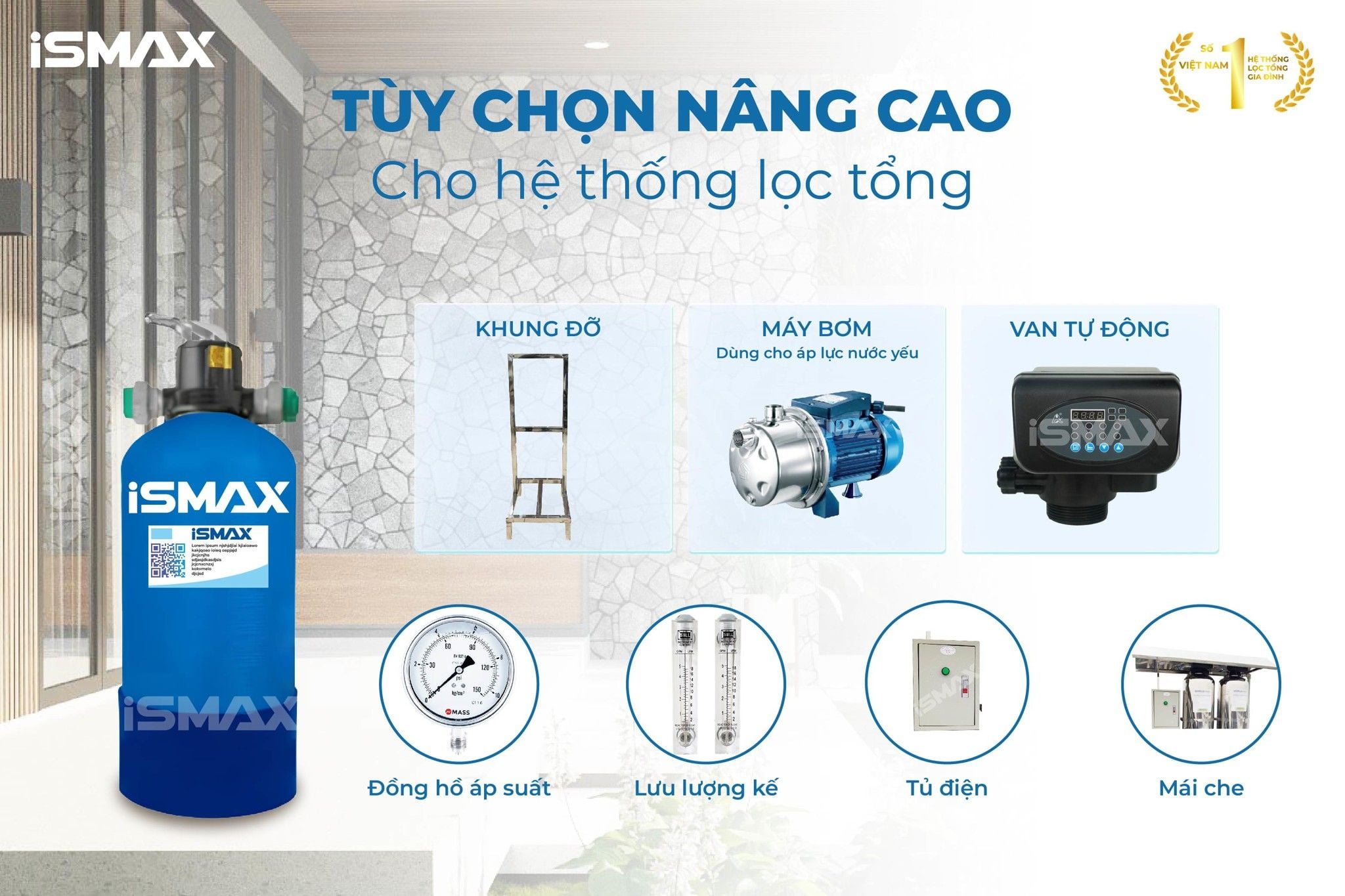 Các linh kiện đi kèm tùy chọn