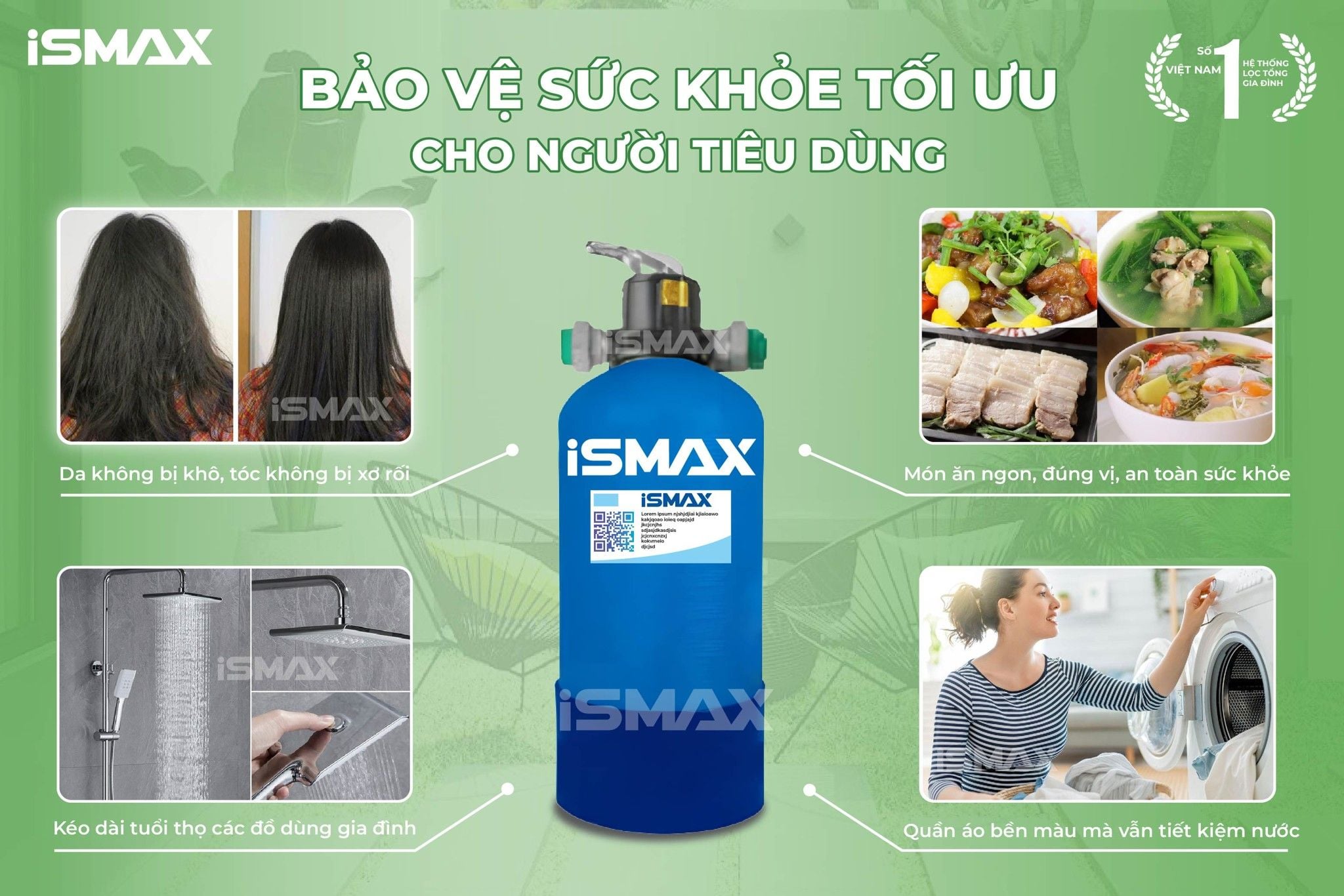 iSmax EcoClean C1-817 bảo vệ sức khỏe tối ưu cho người tiêu dùng