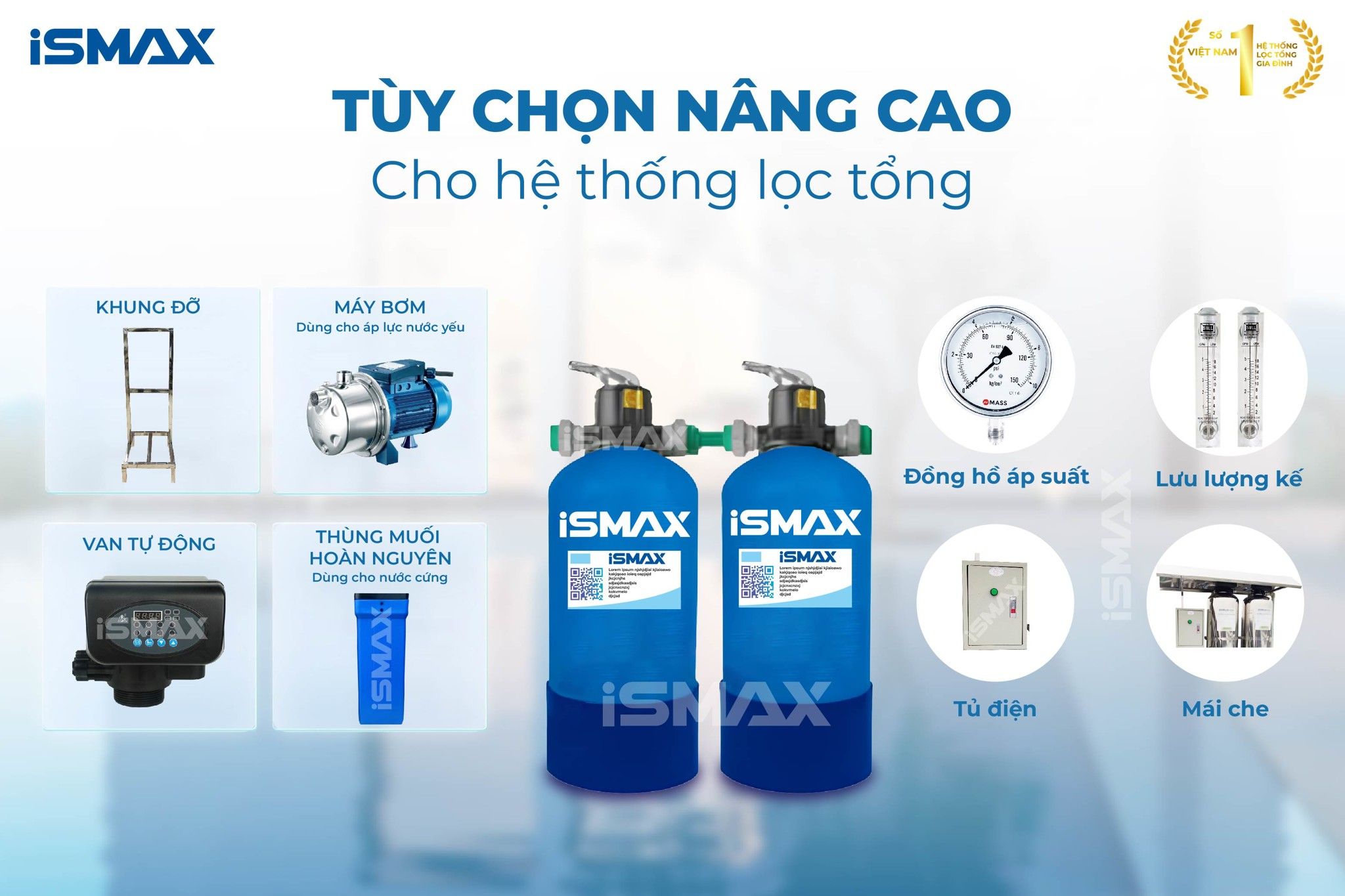 Hệ thống trang bị thêm nhiều linh kiện hỗ trợ đi kèm