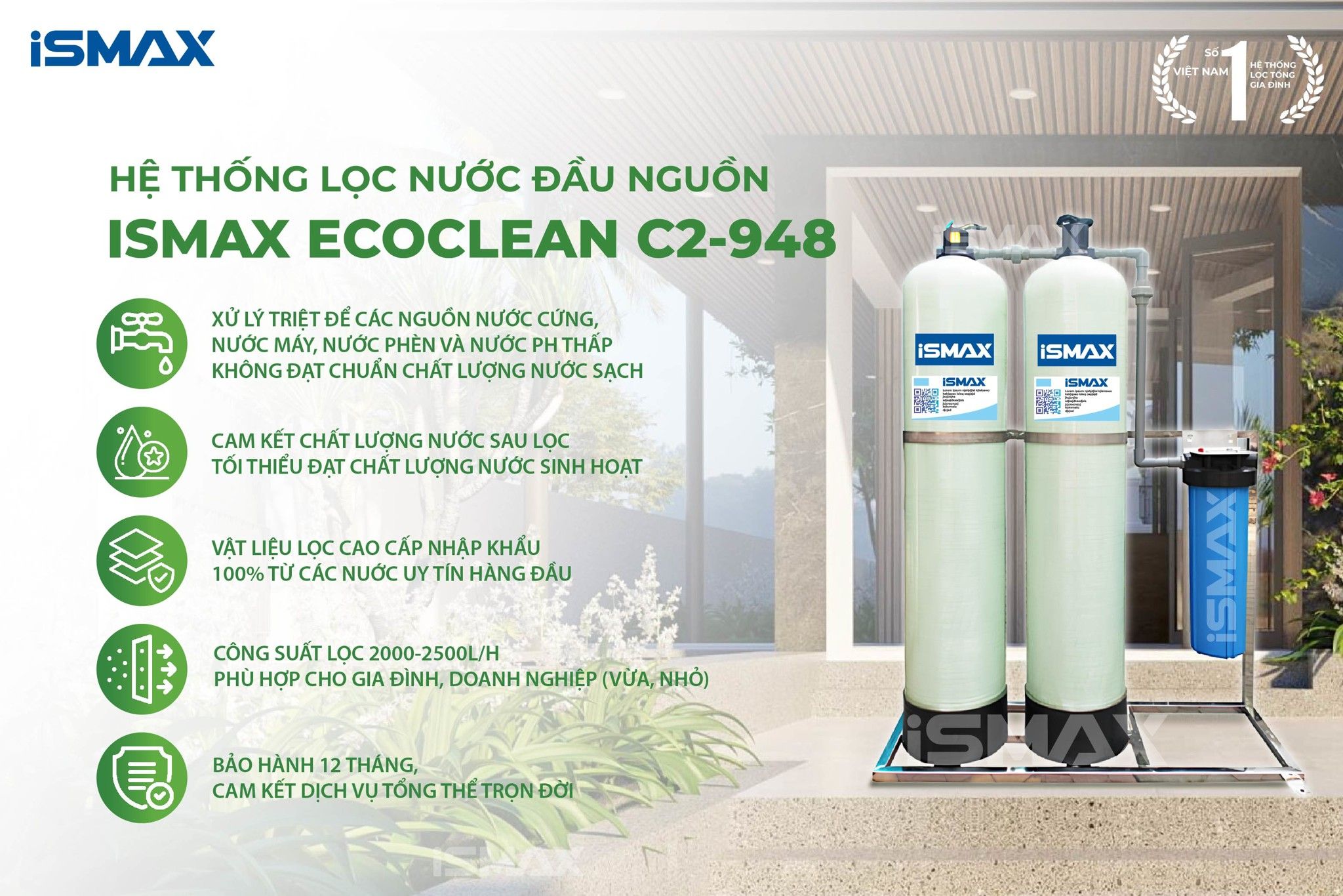 Đặc điểm nổi bật của iSmax EcoClean C2-948